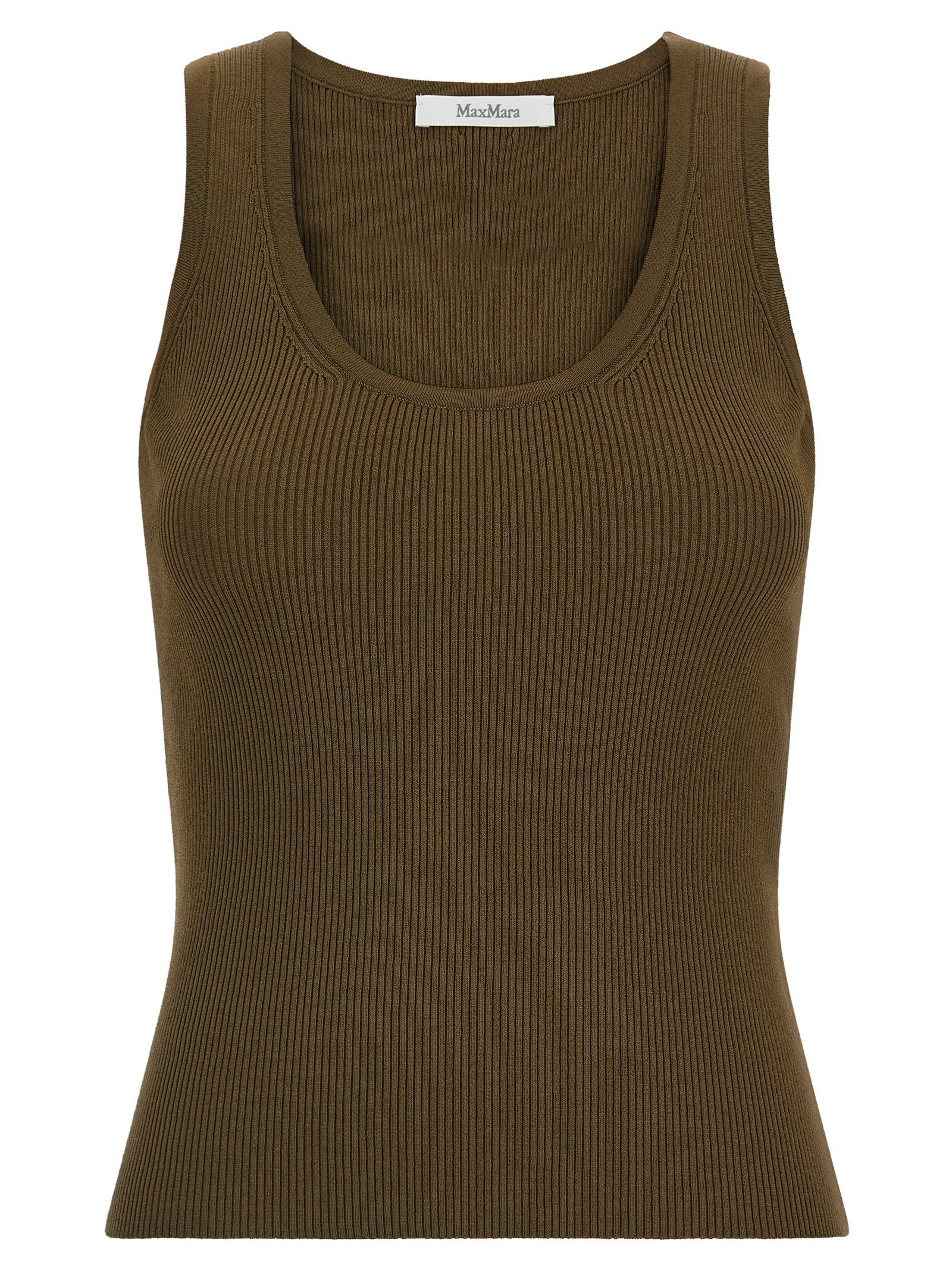 Max Mara Bicolor Viscose Sleeveles T-Shirt