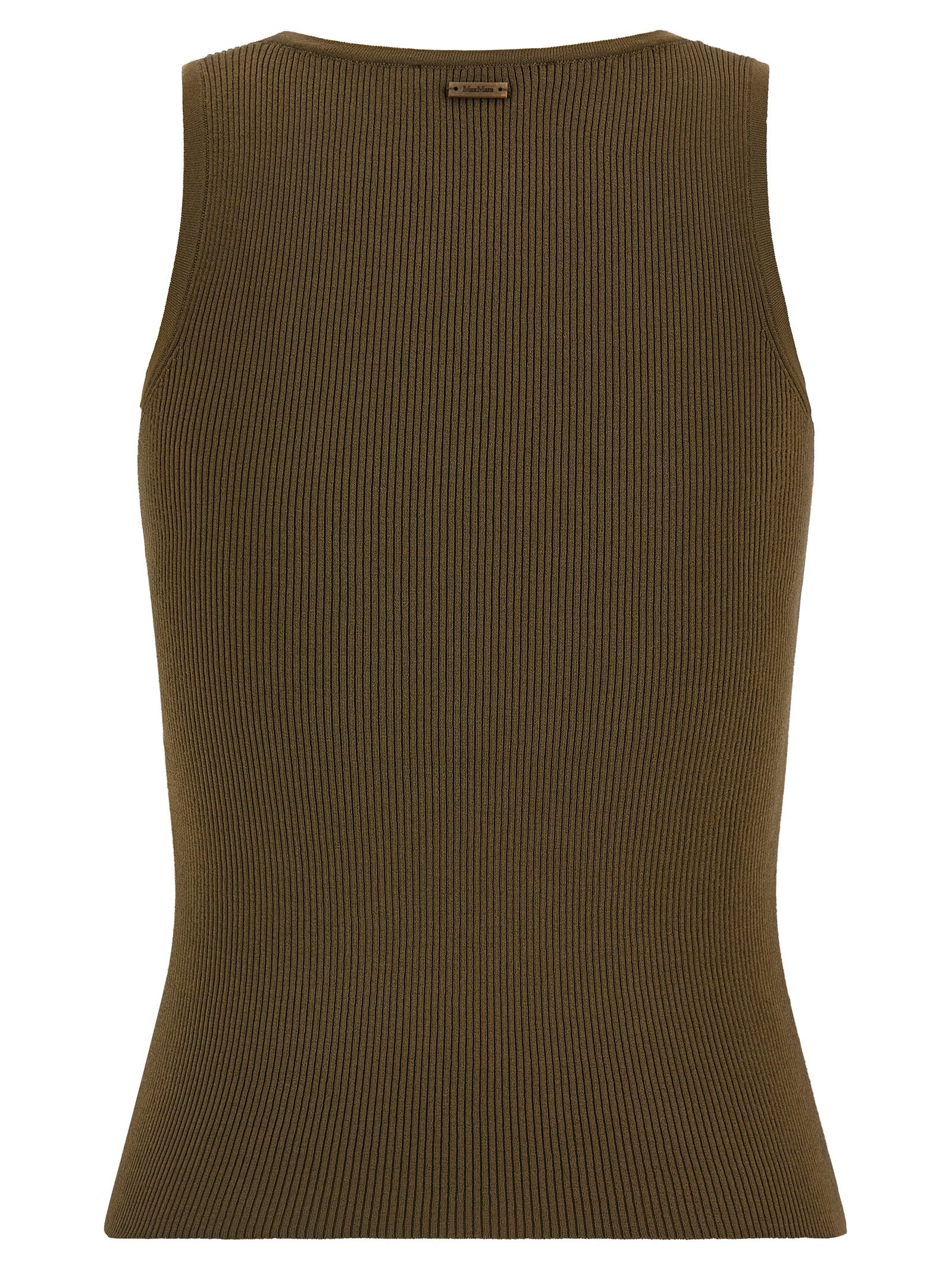 Max Mara Bicolor Viscose Sleeveles T-Shirt