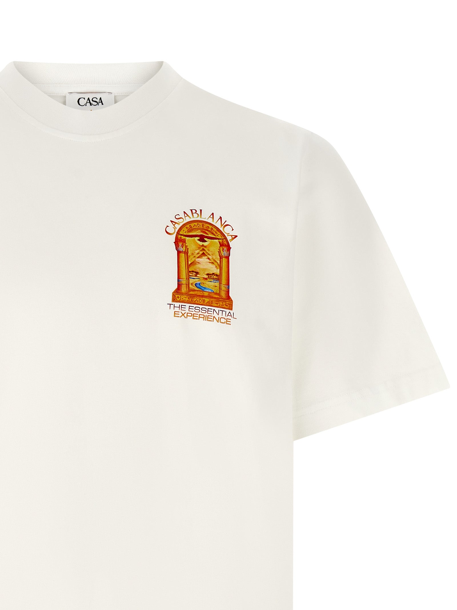 Casablanca White Organic Cotton T-Shirt