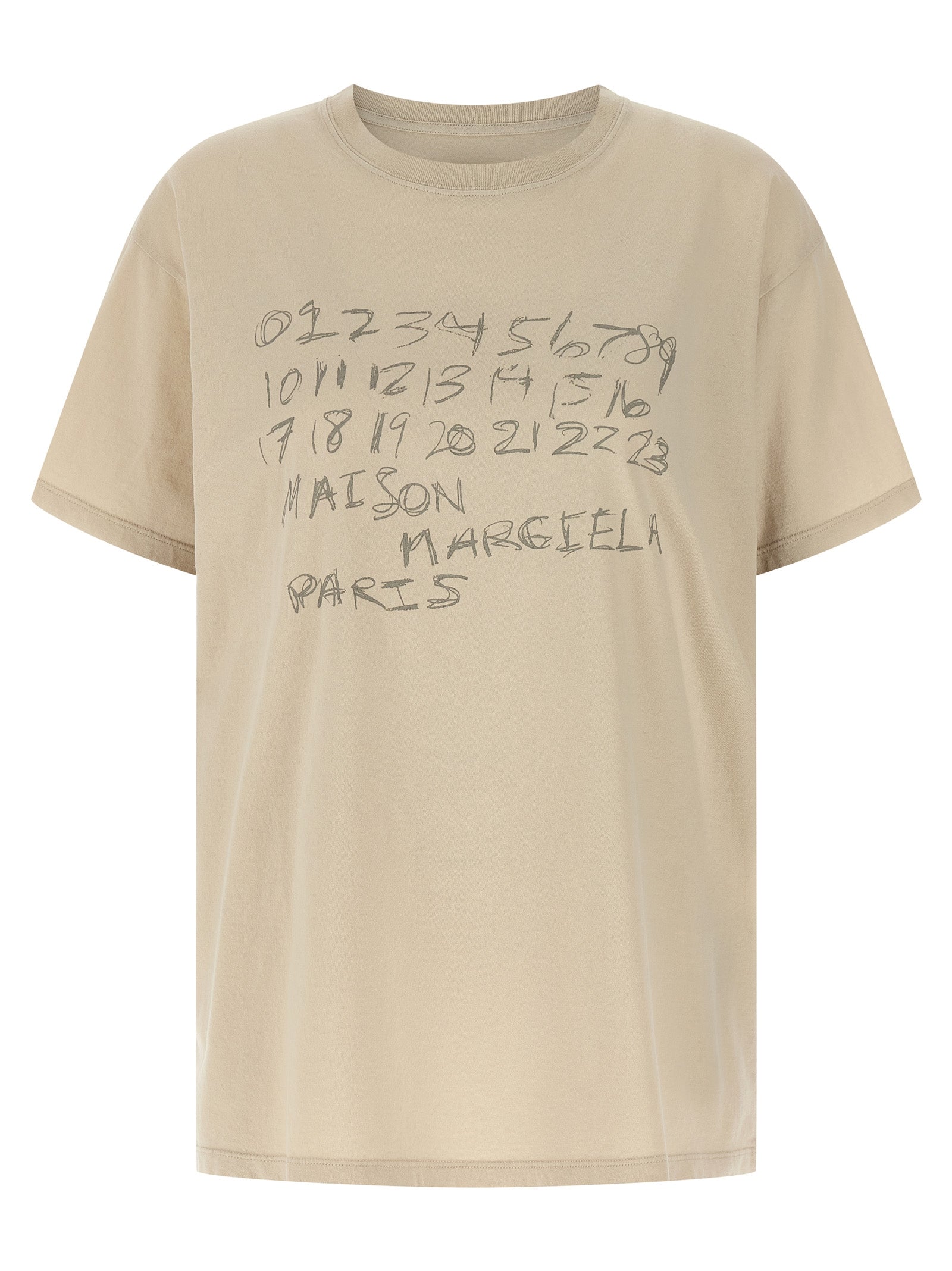 Maison Margiela Beige Cotton T-Shirt