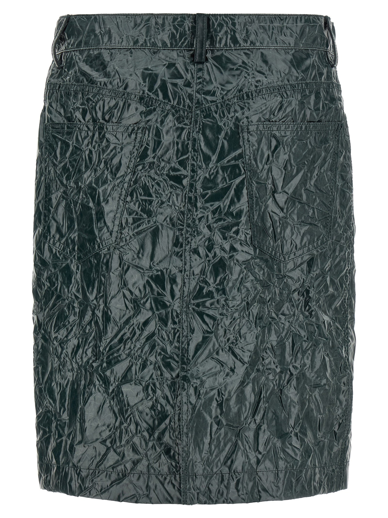 Marni Bicolor Polyester Midi Skirt