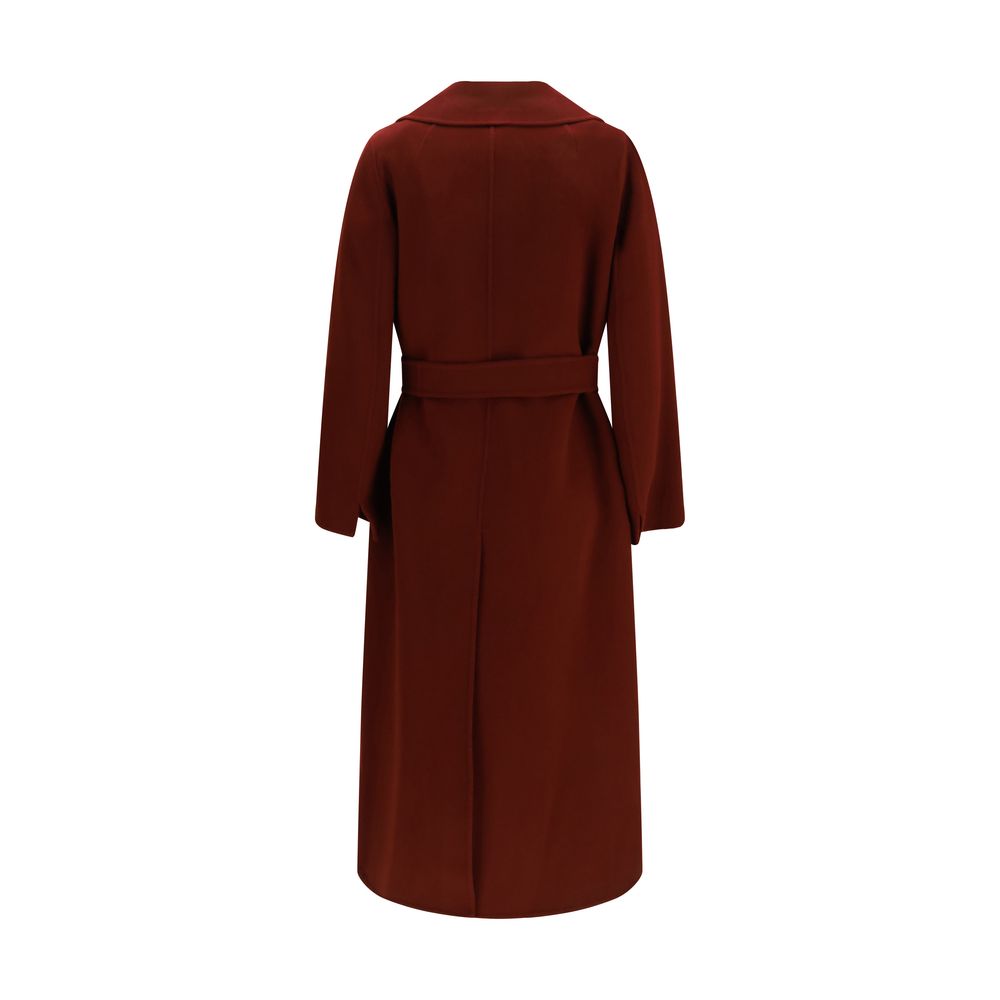 'S Max Mara Bordeaux Wool Oves Aries Coat