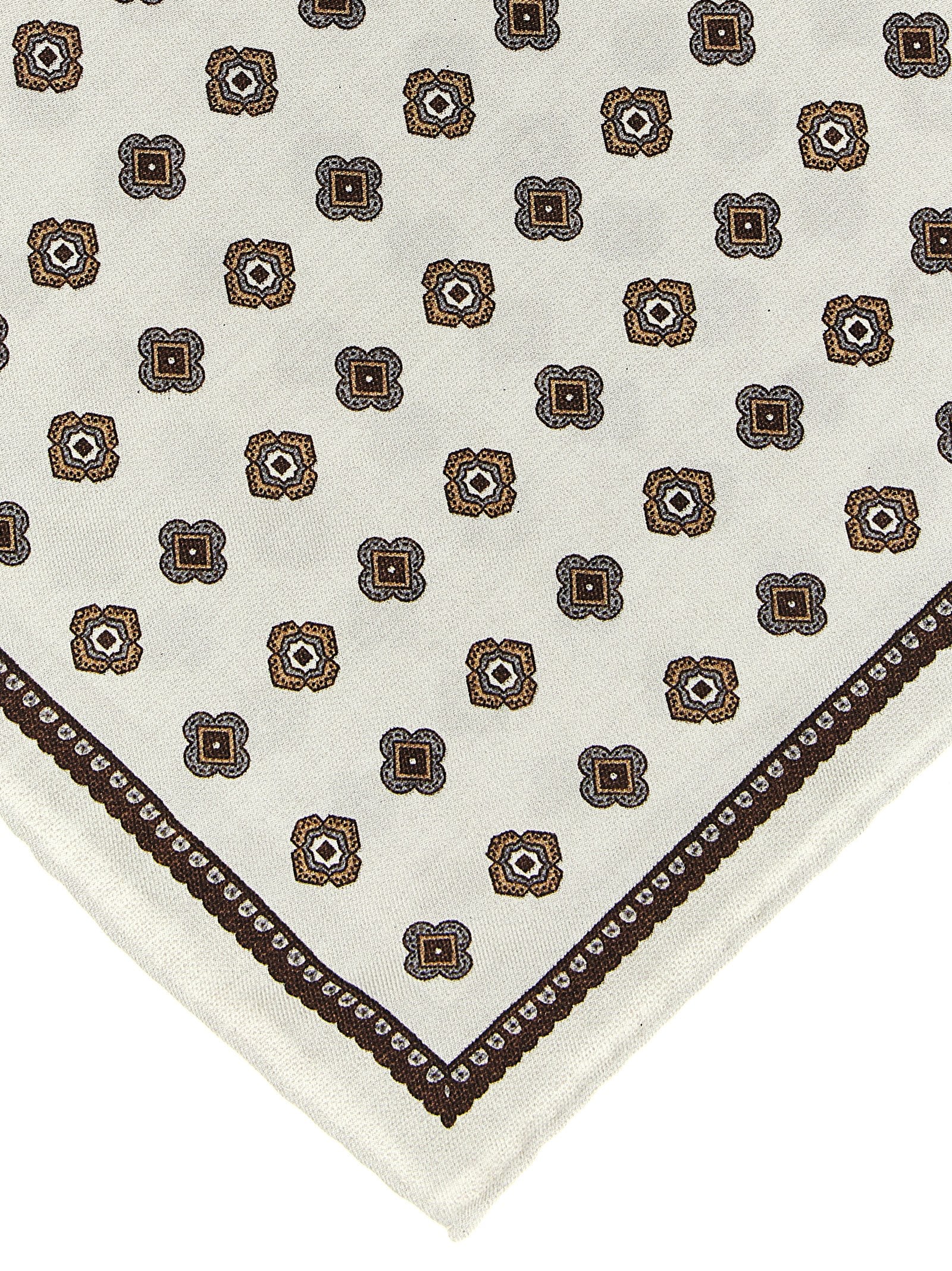 Brunello Cucinelli Multicolor Silk Pocket Square