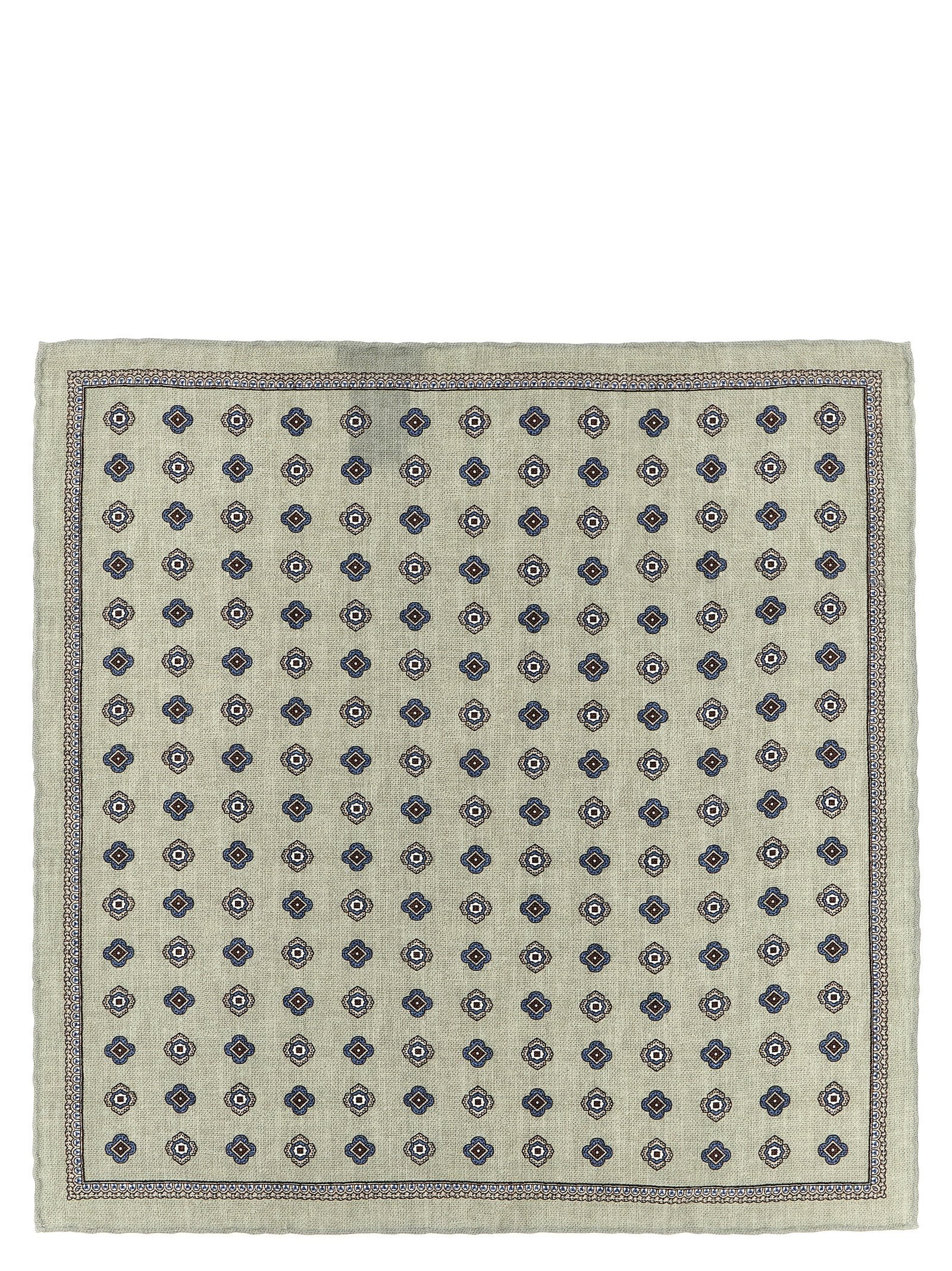Brunello Cucinelli Multicolor Silk Pocket Square