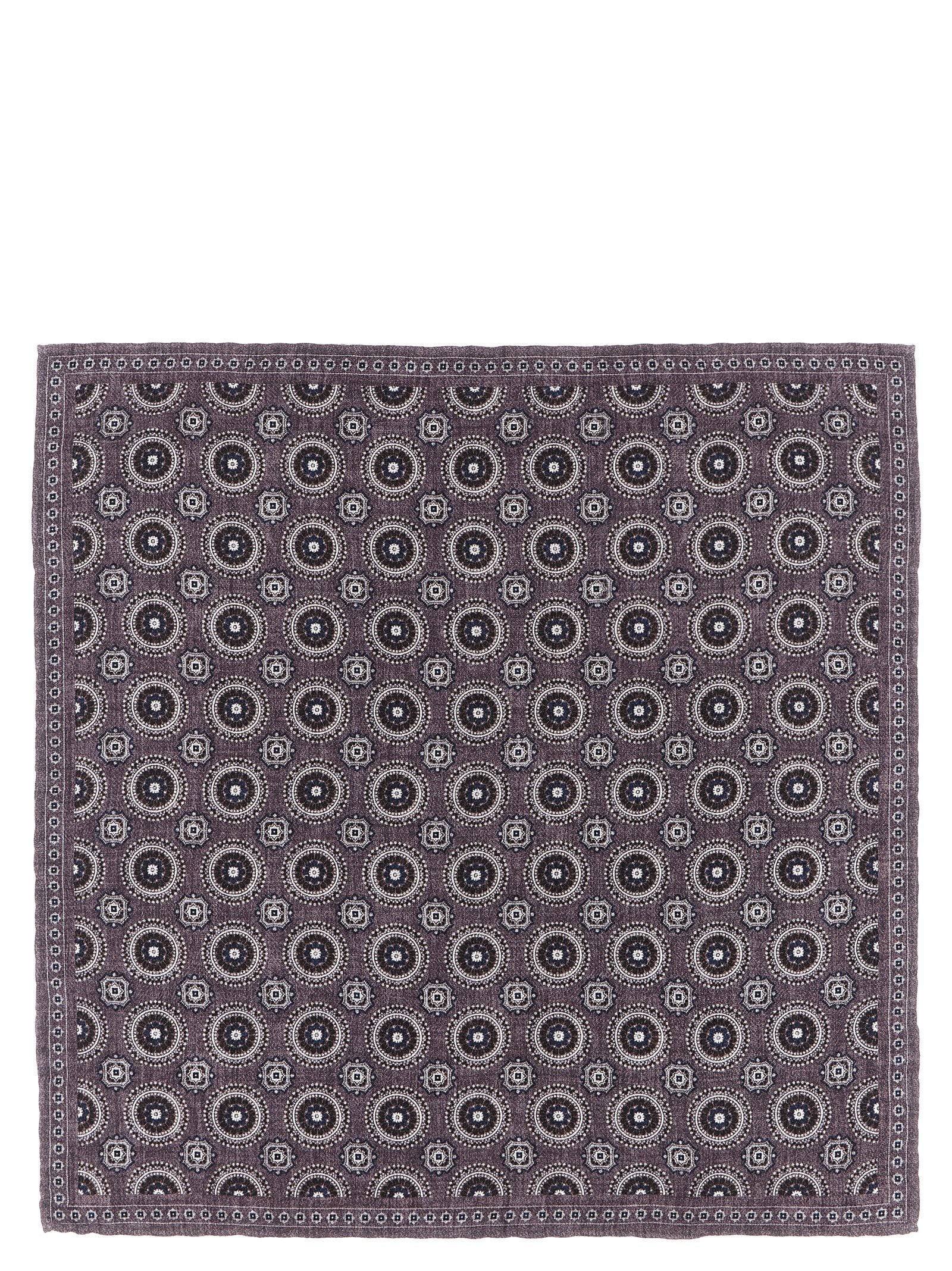 Brunello Cucinelli Multicolor Silk Pocket Square