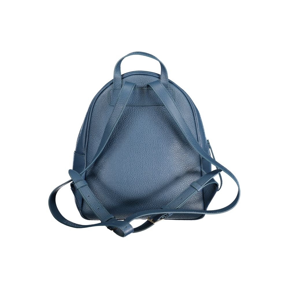 Coccinelle Blue Leather Womens Backpack