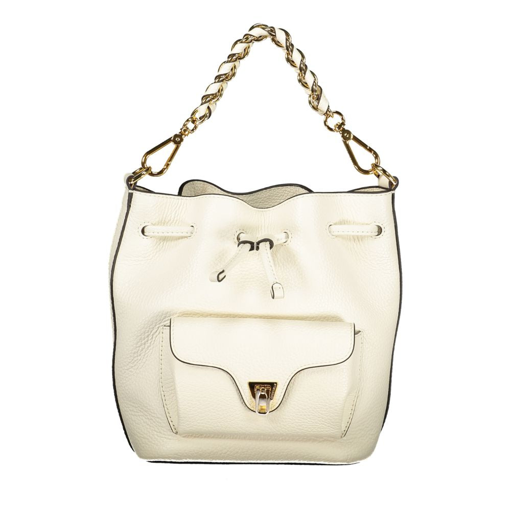 Coccinelle White Leather Handbag