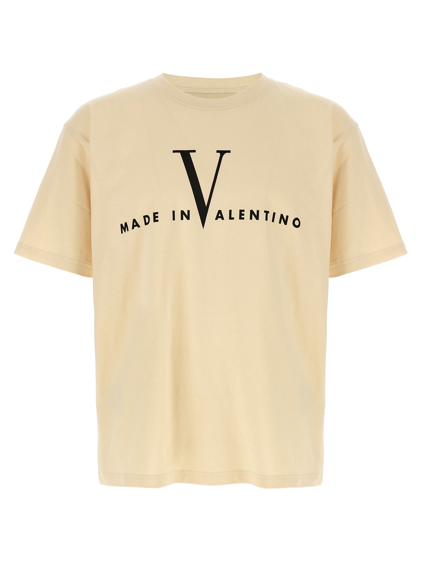 Valentino Garavani Beige Cotton T-Shirt