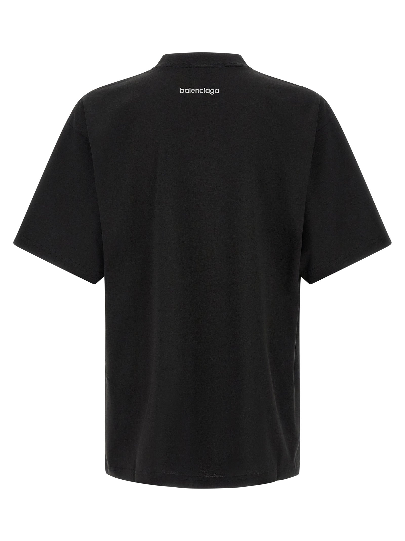 Balenciaga Black Cotton T-Shirt