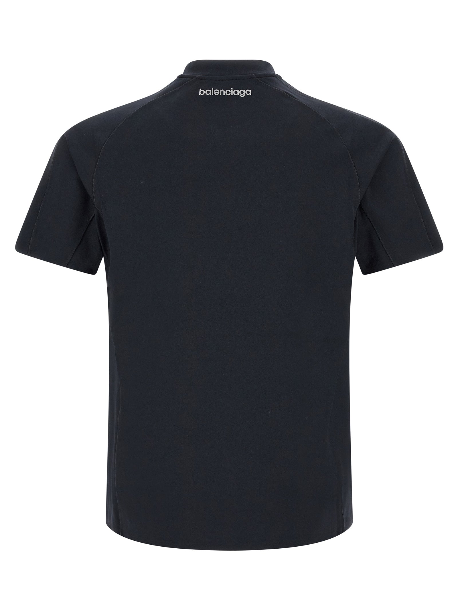 Balenciaga Blue Polyamide T-Shirt