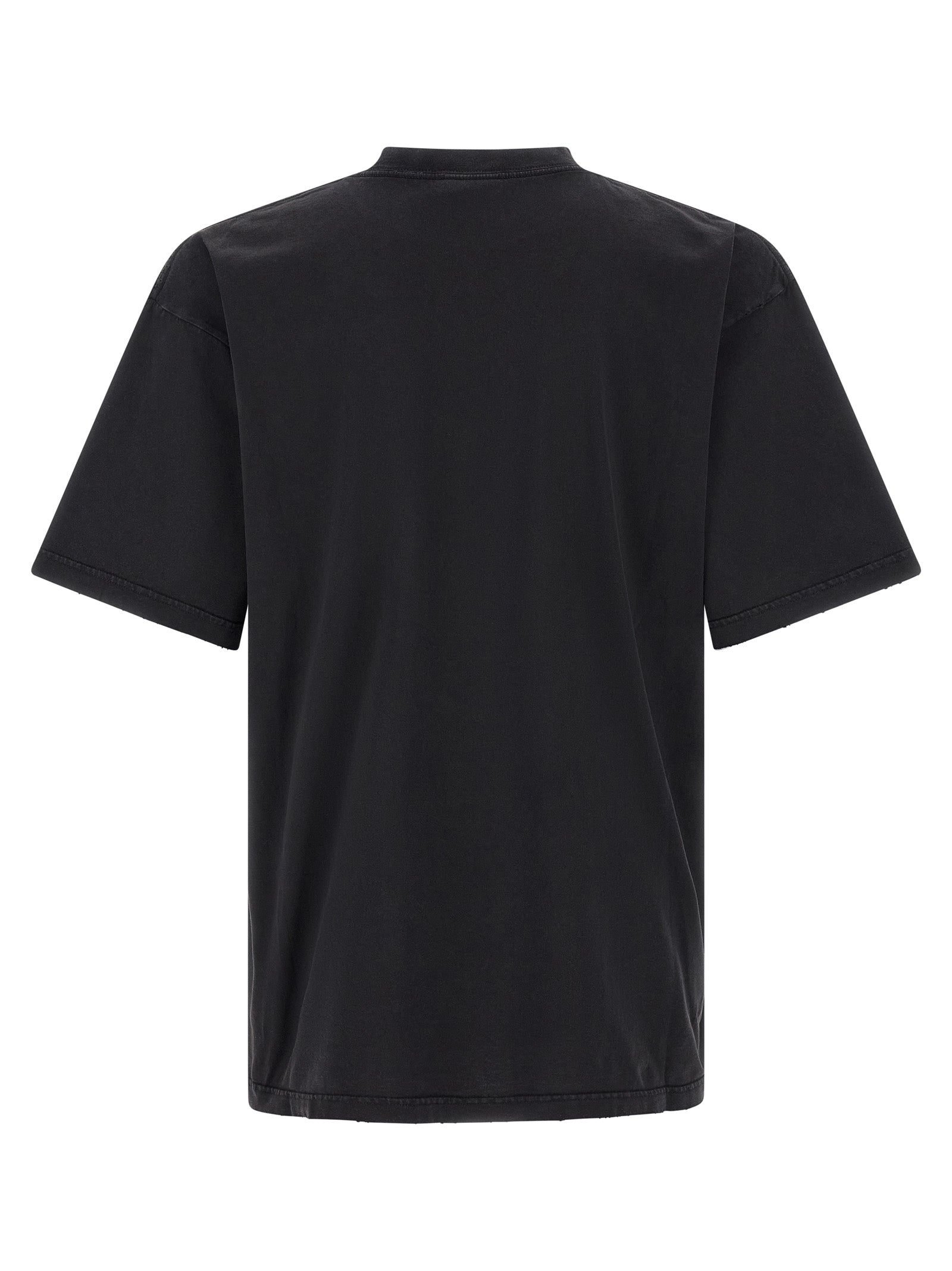 Balenciaga Black Cotton T-Shirt