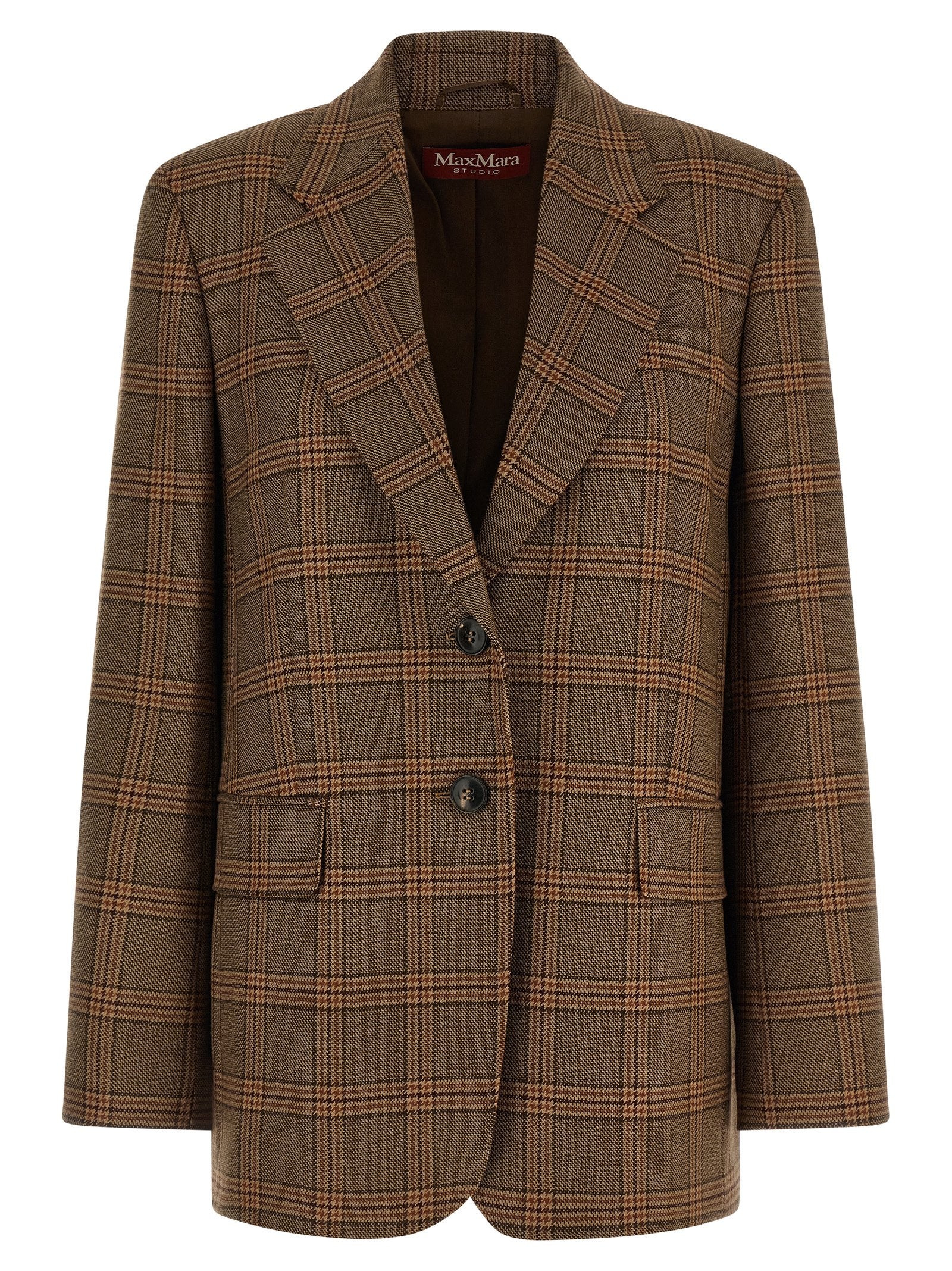 Max Mara Brown Wool Blazer