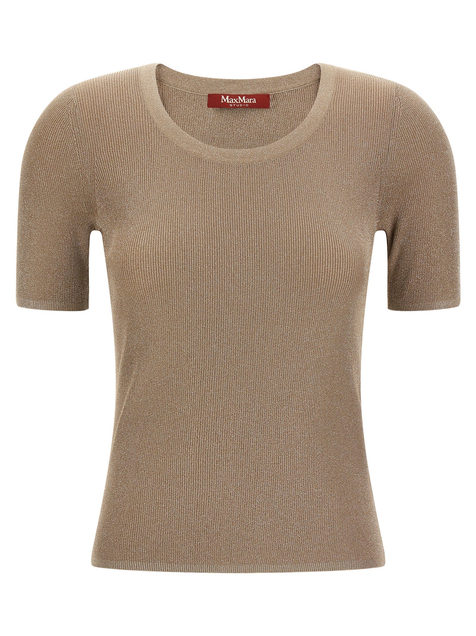 Max Mara Beige Polyamide T-Shirt