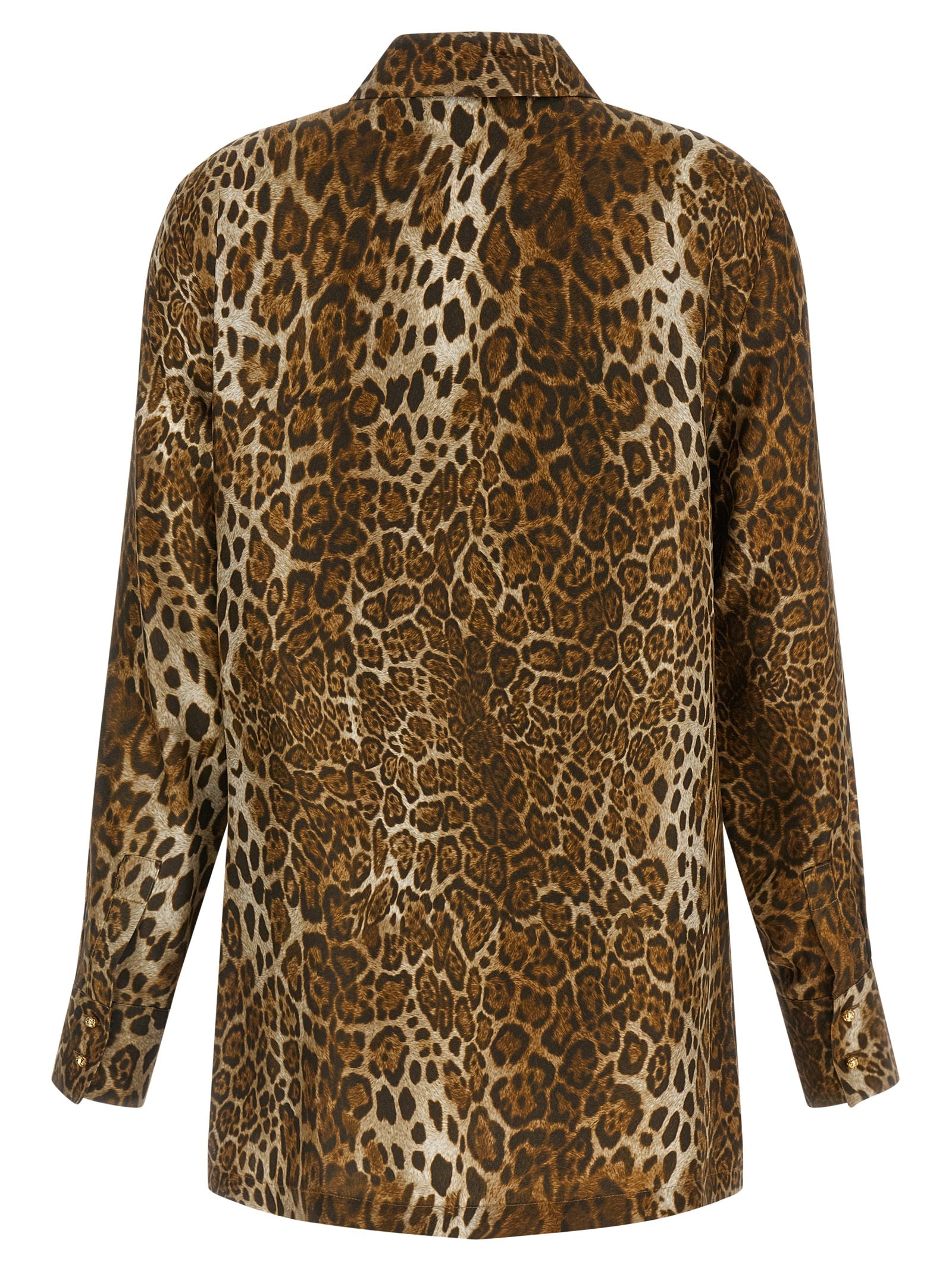 Max Mara Brown Silk Blouse