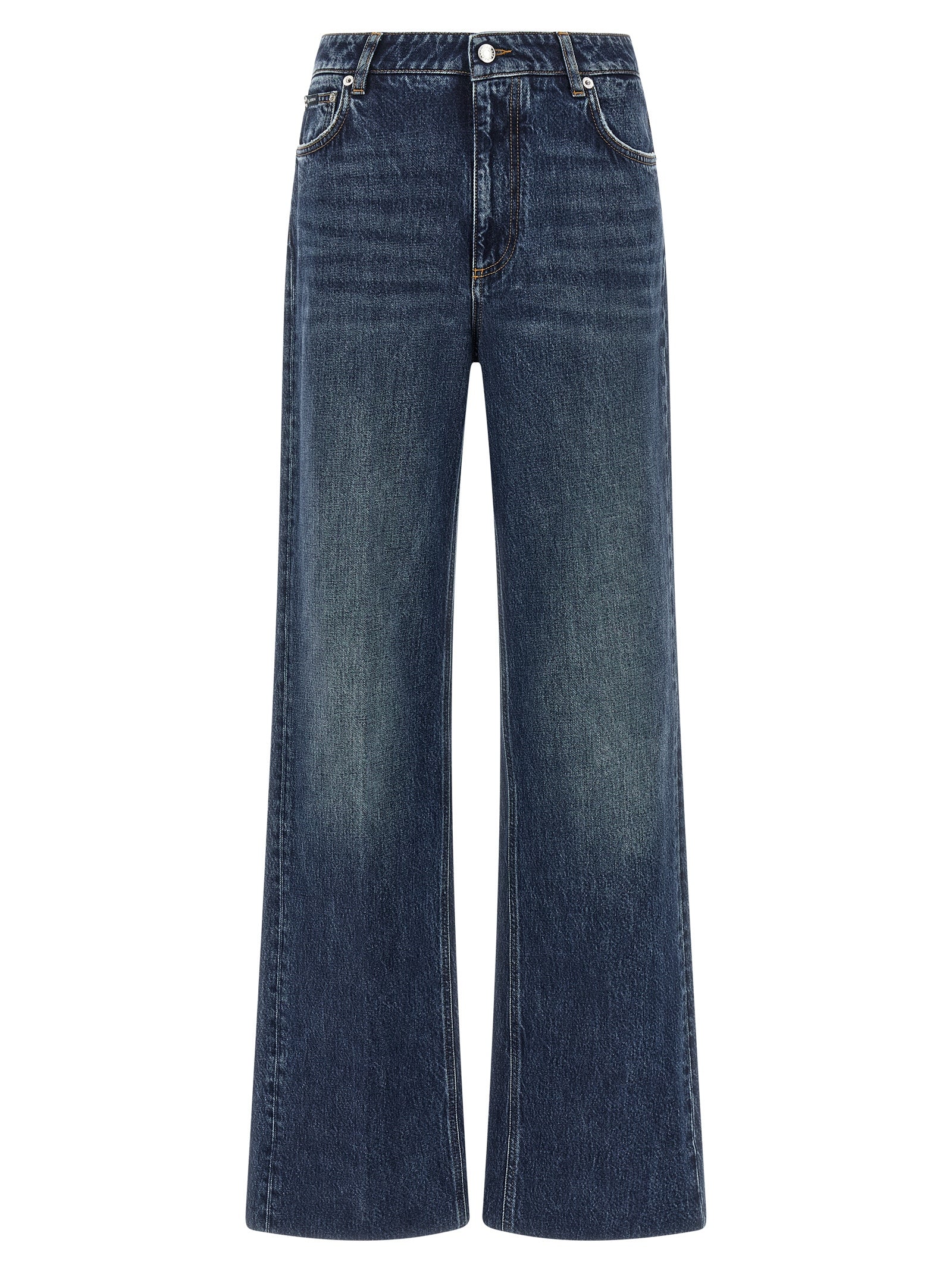 Dolce & Gabbana Blue Cotton Jeans Denim