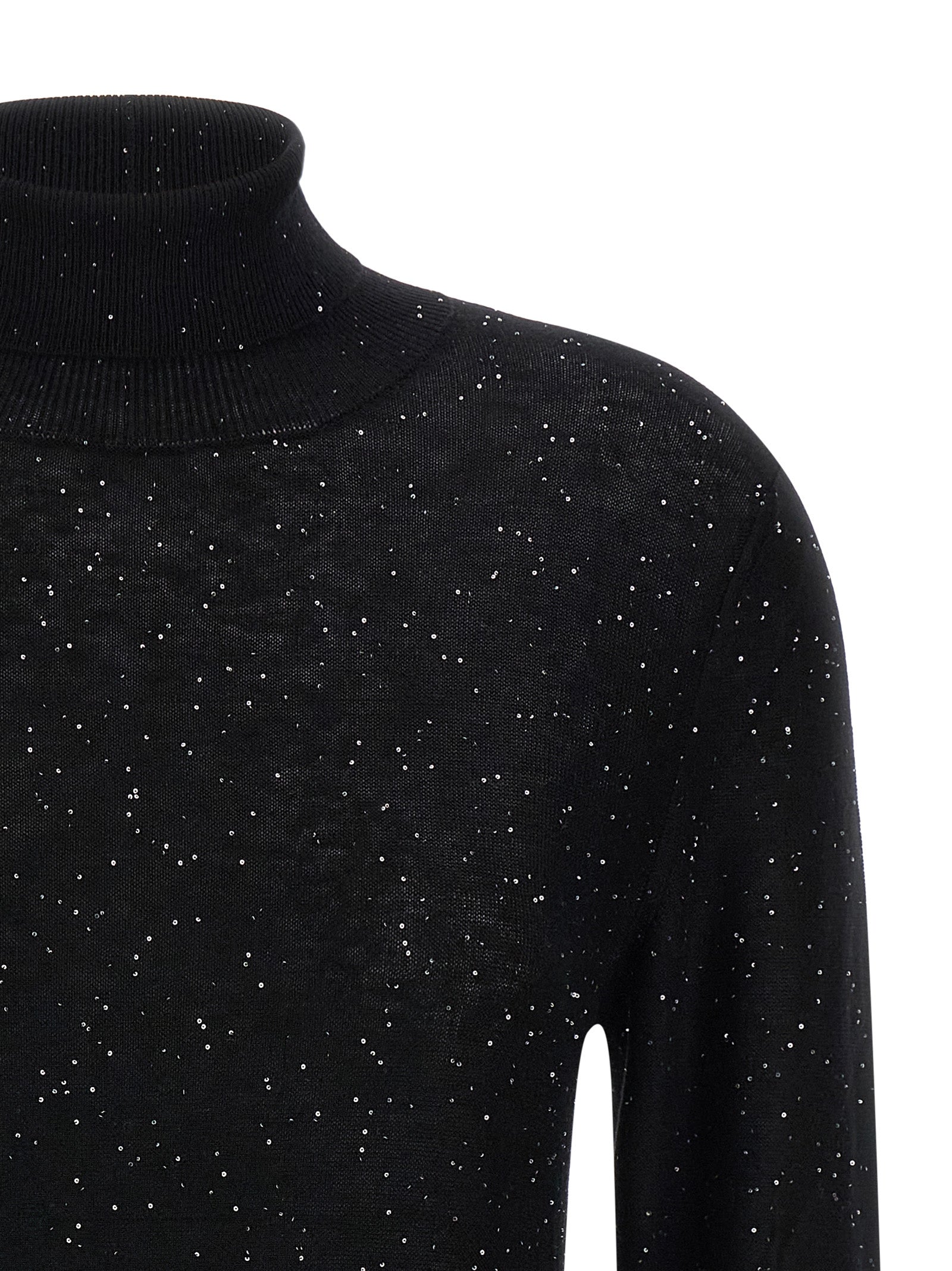 Fabiana Filippi Black Wool Cardigan