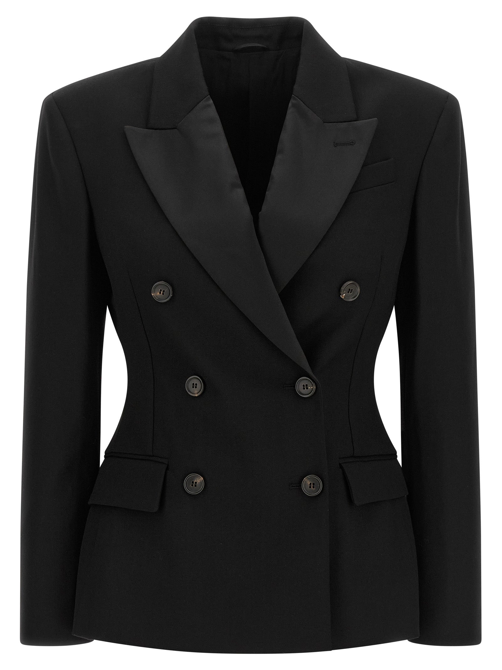 Brunello Cucinelli Black Virgin Wool Blazer
