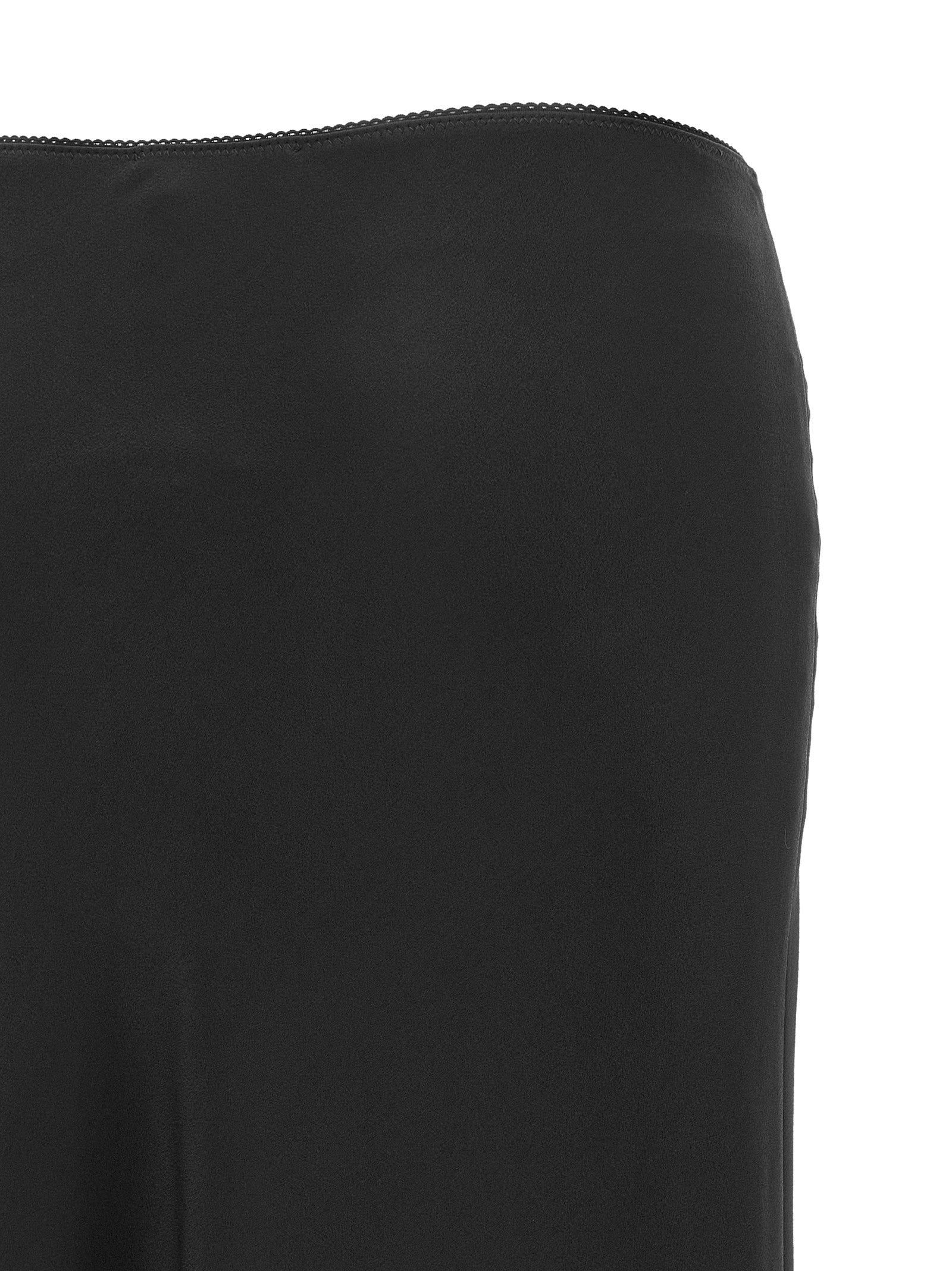 Fabiana Filippi Black Acetate Mini Skirt