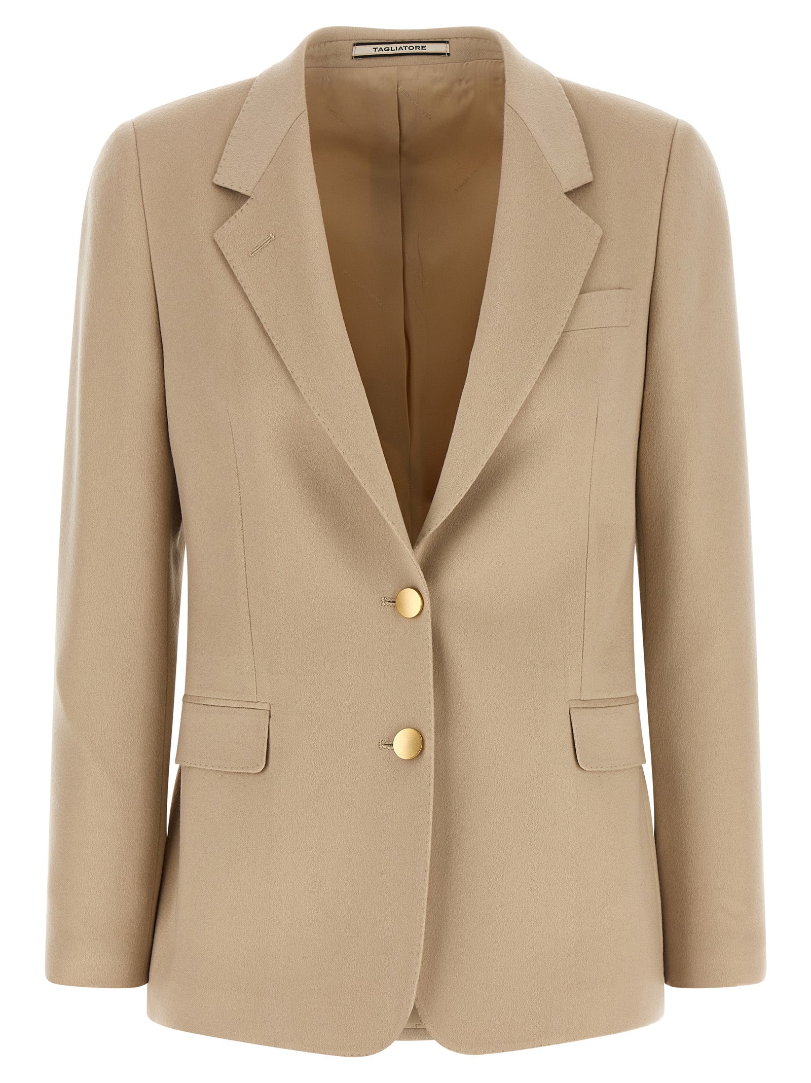 Tagliatore Beige Cashmere Blazer