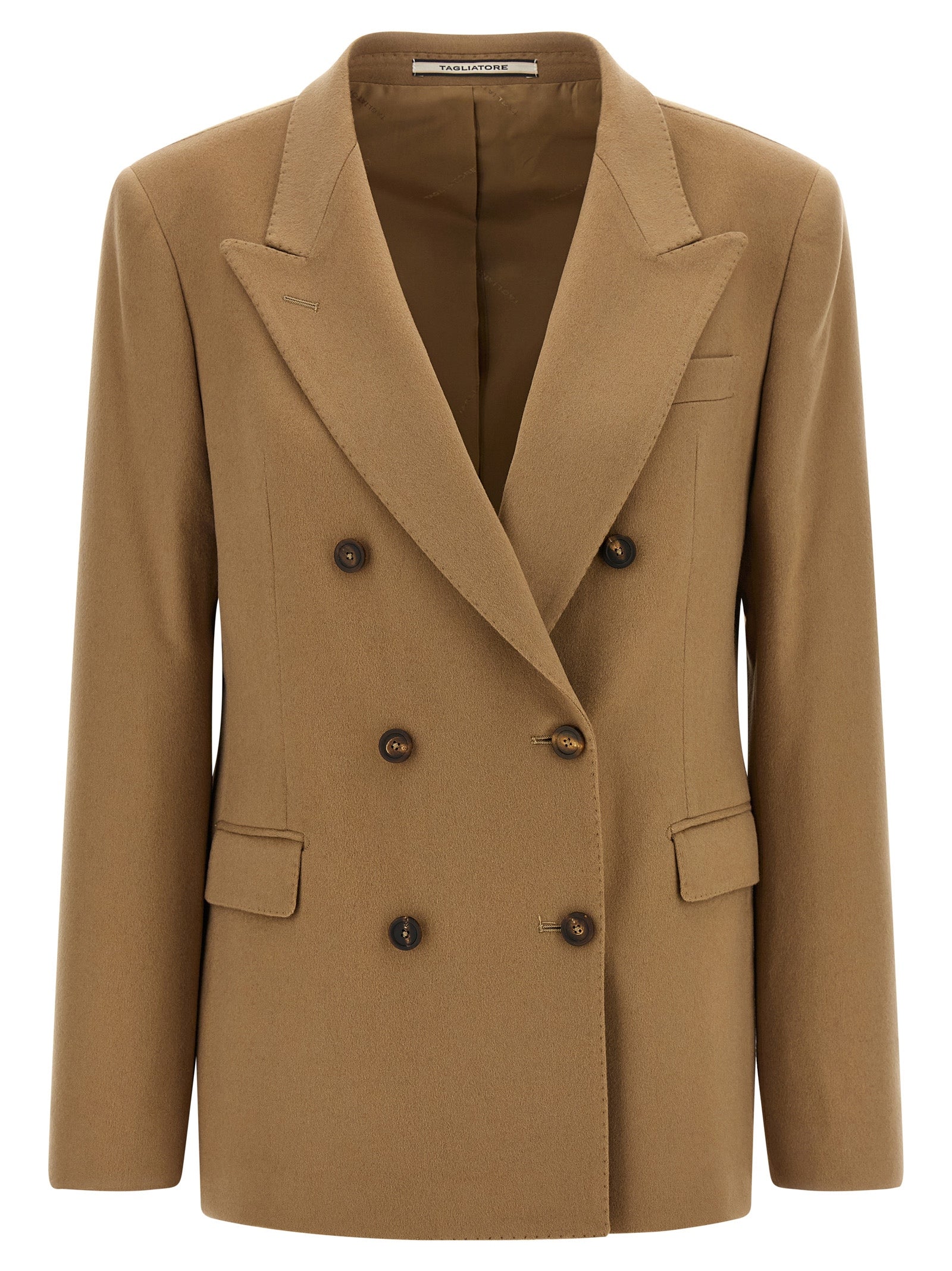Tagliatore Beige Cashmere Blazer