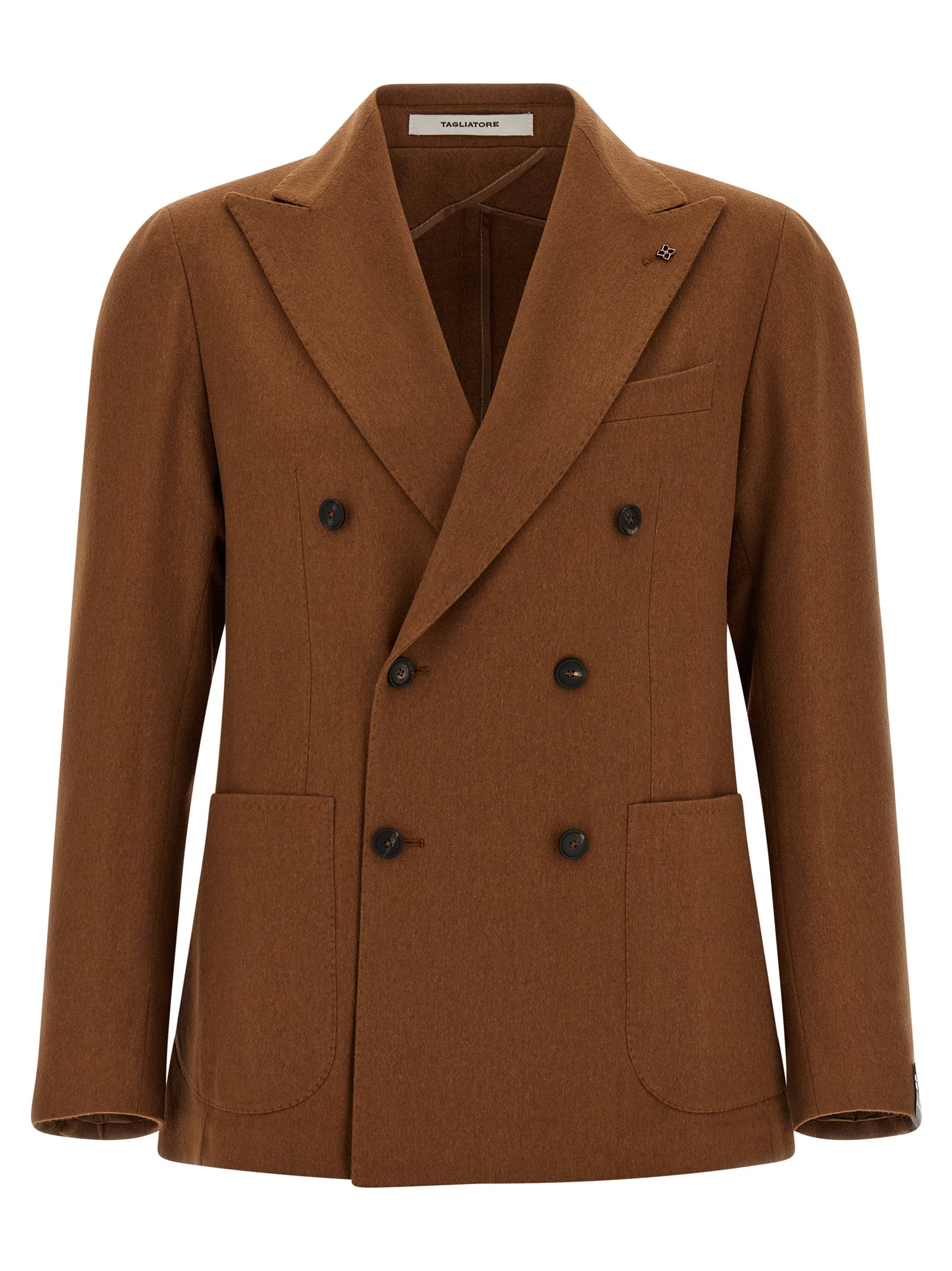 Tagliatore Brown Camel Hair  Blazer