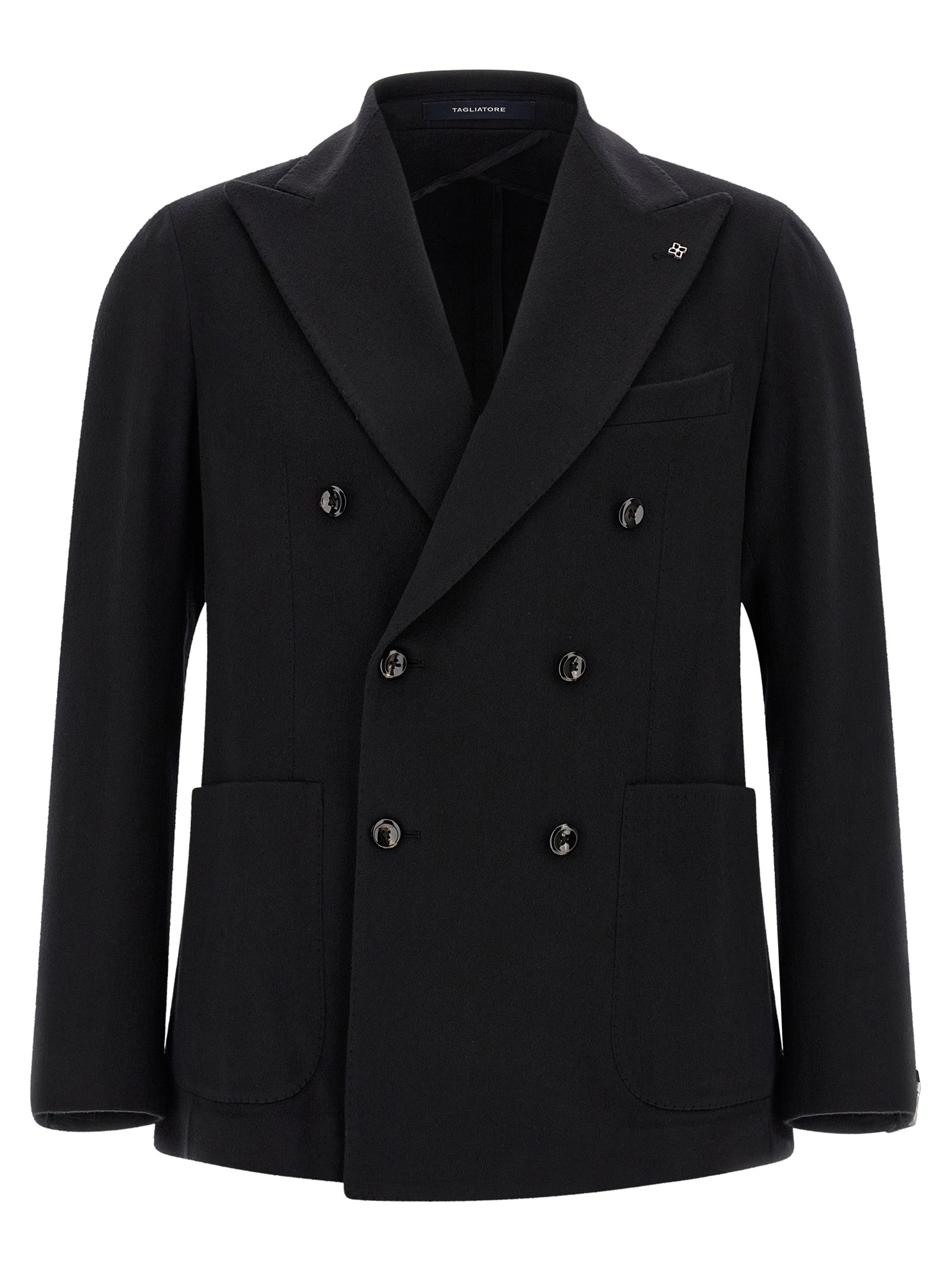 Tagliatore Black Cashmere Blazer