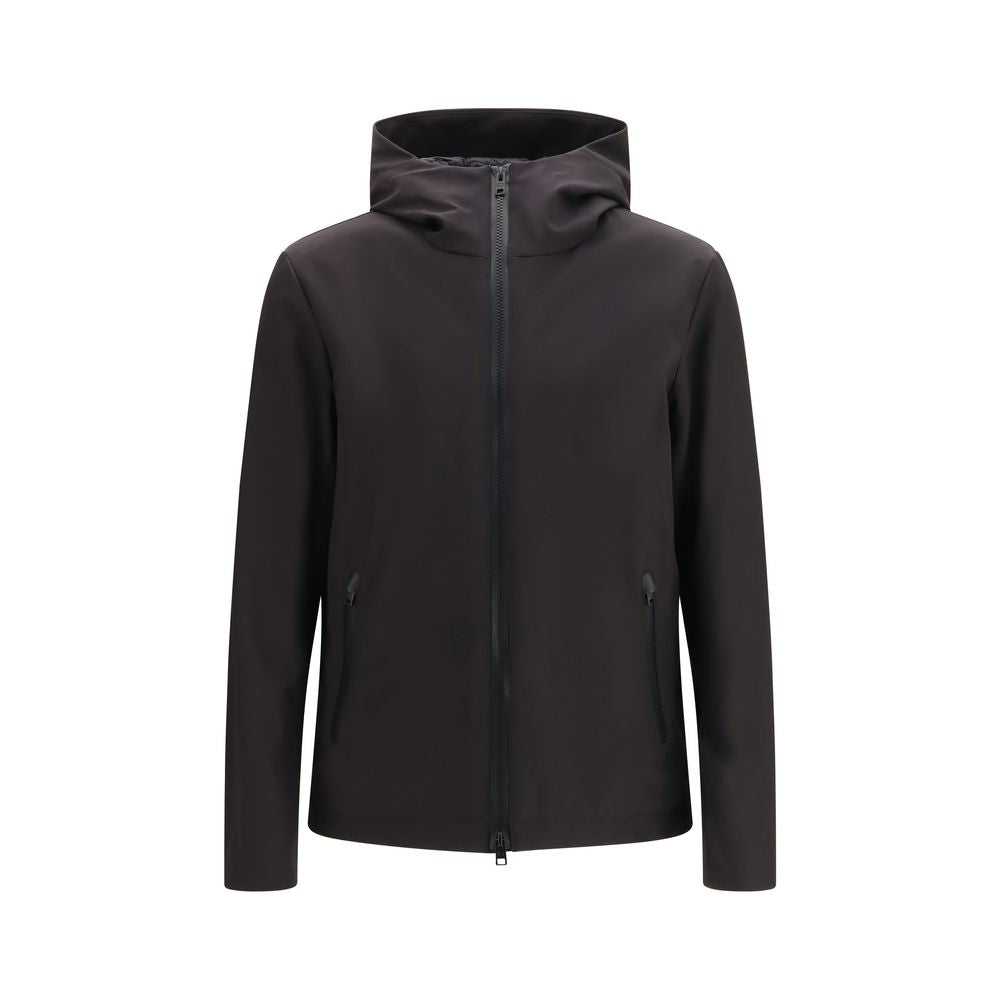 Woolrich Black Polyester Shell Jacket