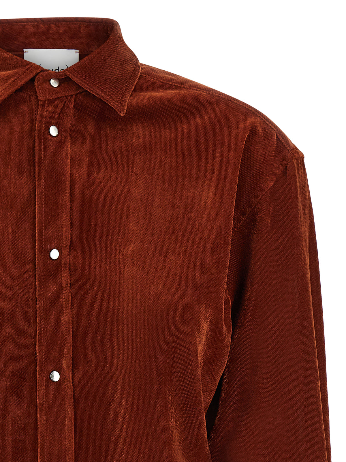NUDE Red Viscose Blouse