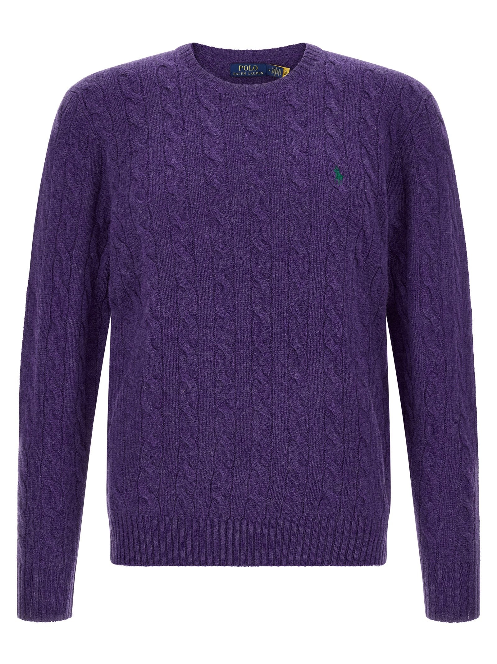 Polo Ralph Lauren Purple Wool Cardigan