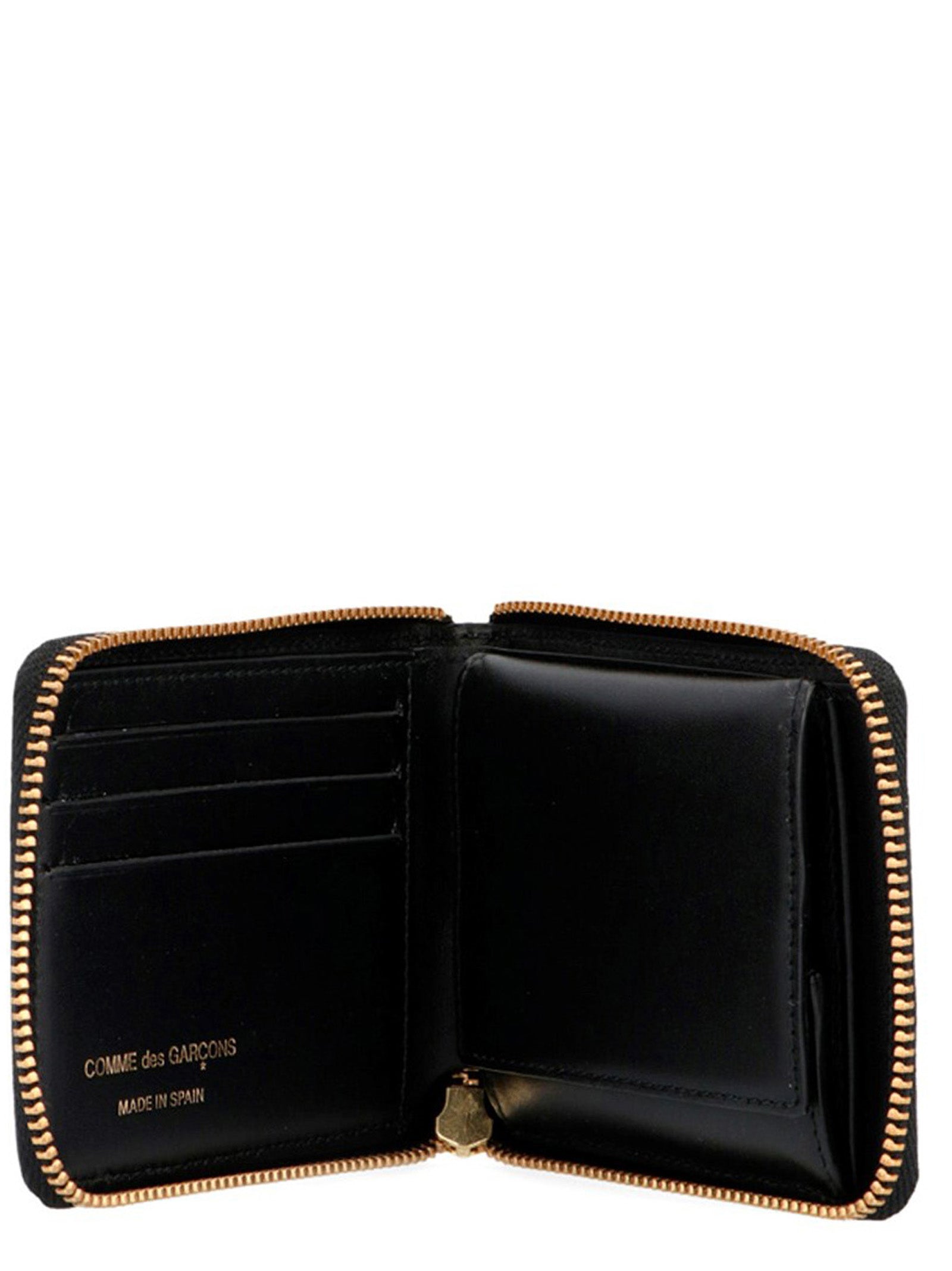 Comme Des Garçons Black Calfskin Cardholder