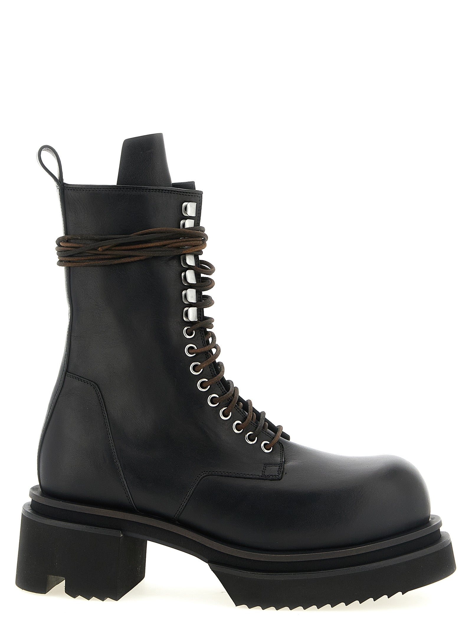 Rick Owens Black Calfskin Chelsea Boots