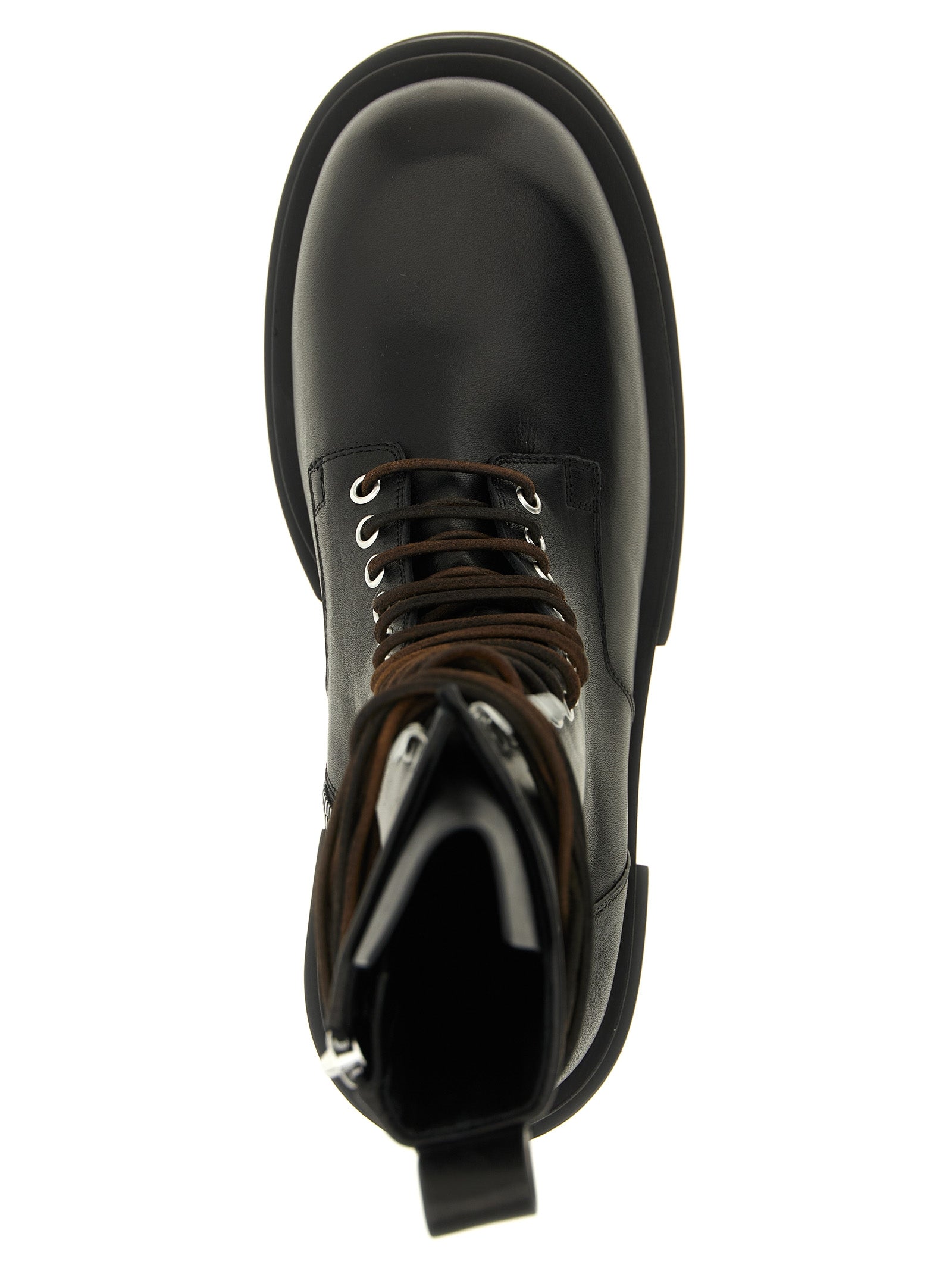 Rick Owens Black Calfskin Chelsea Boots