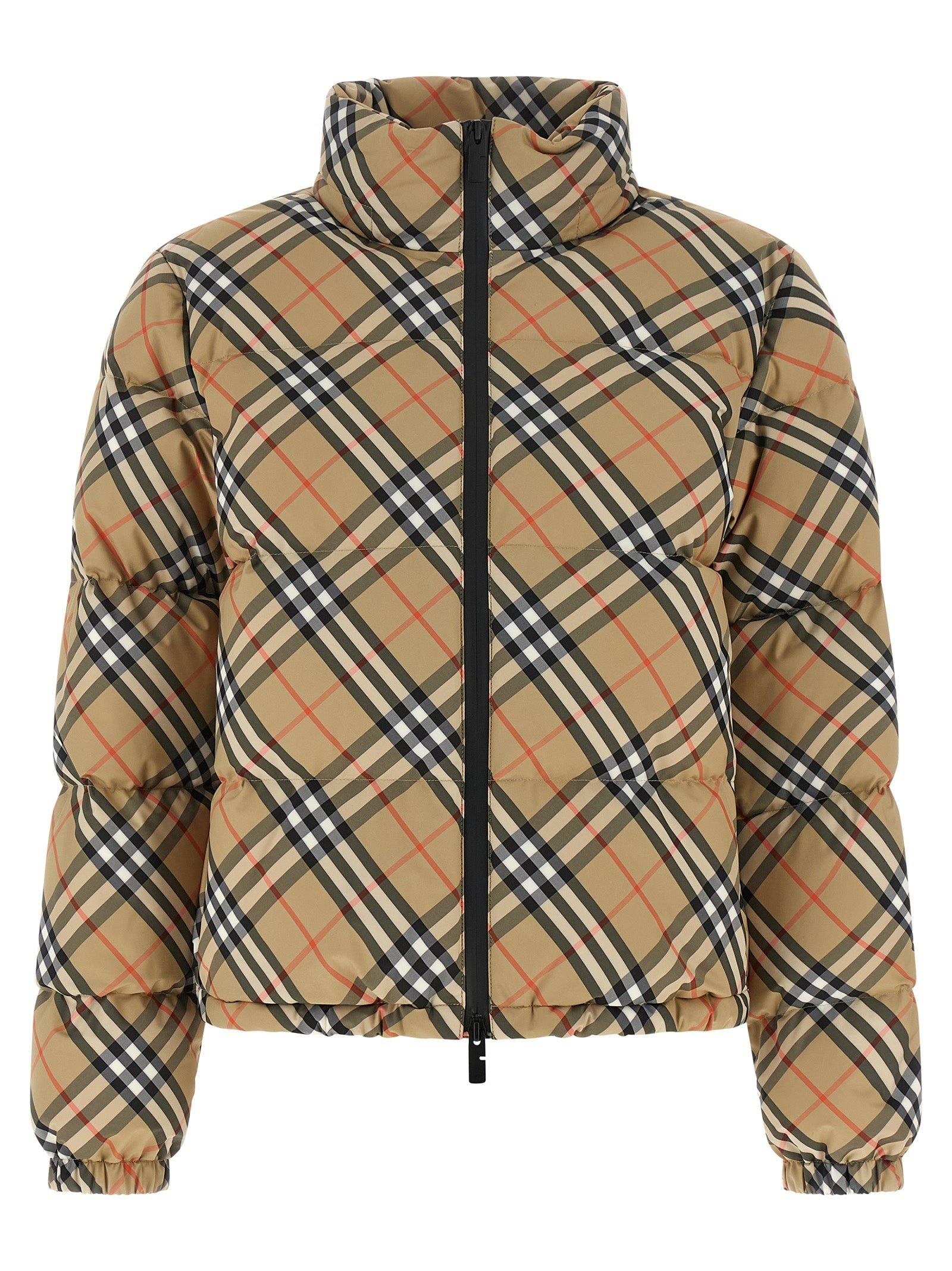 Burberry Beige Polyester Full-Length Jacket