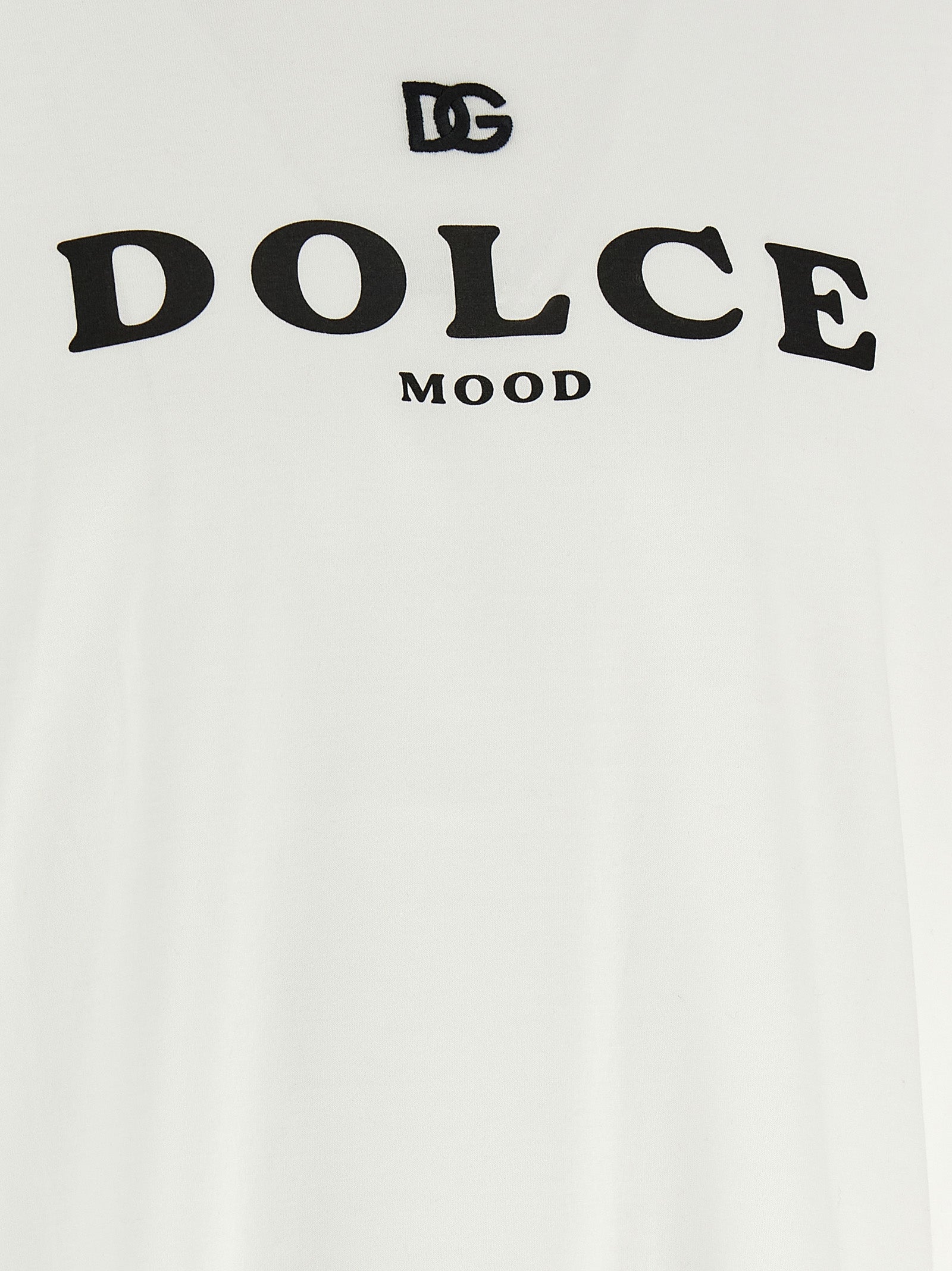 Dolce & Gabbana White Cotton T-Shirt