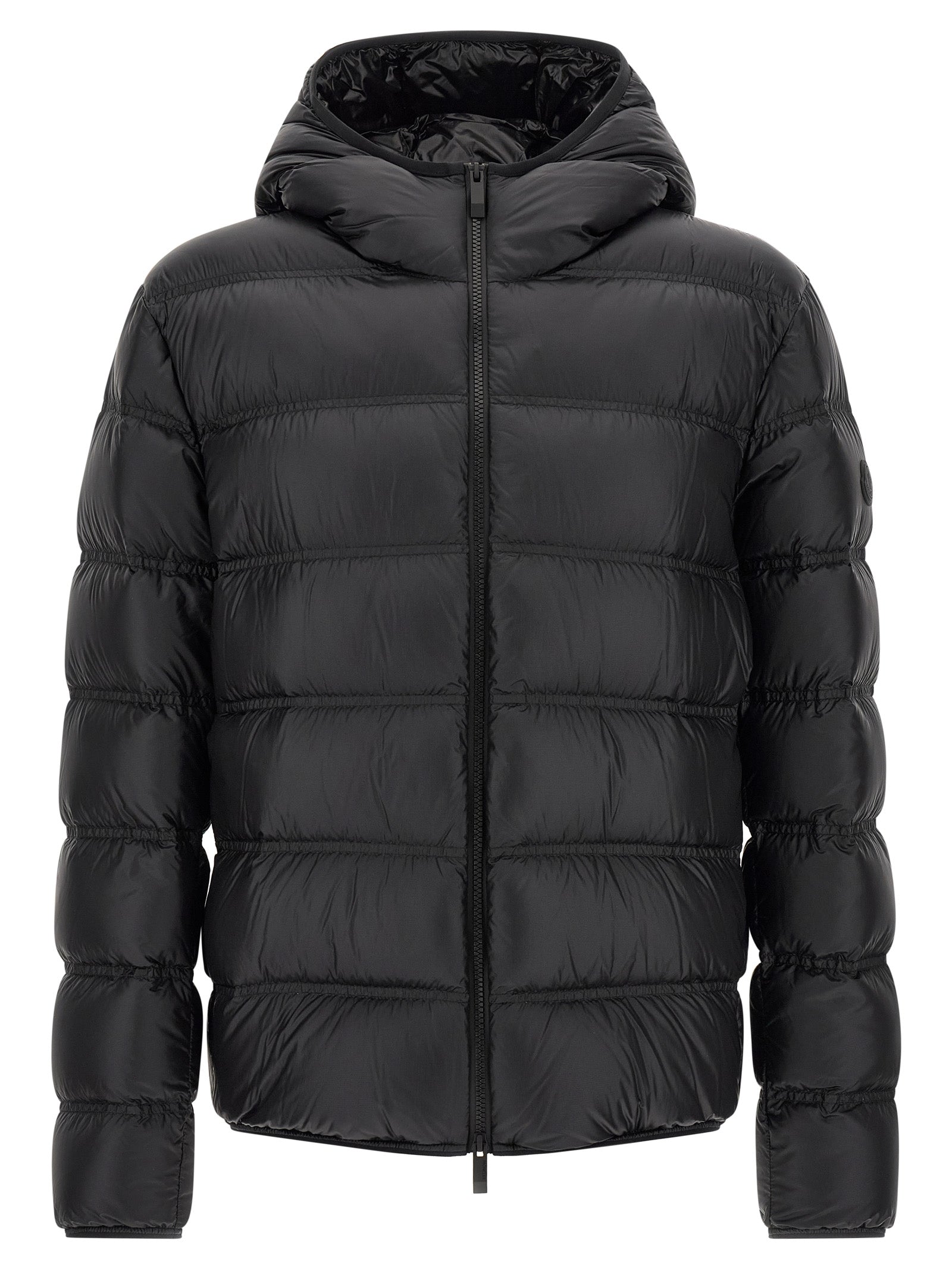 Moncler Black Polyamide Full-Length Jacket