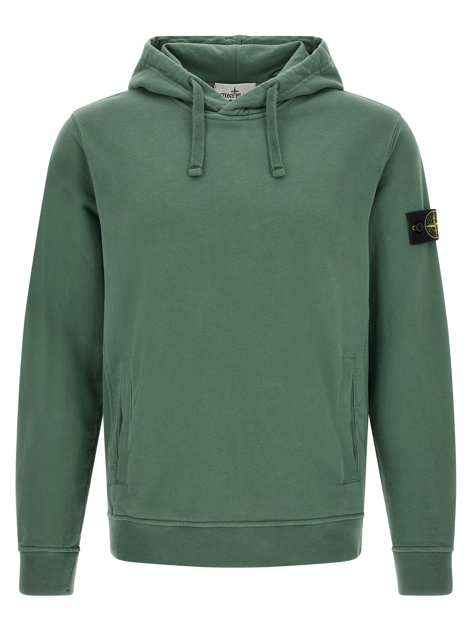 Stone Island Bicolor Cotton Sweatshirt