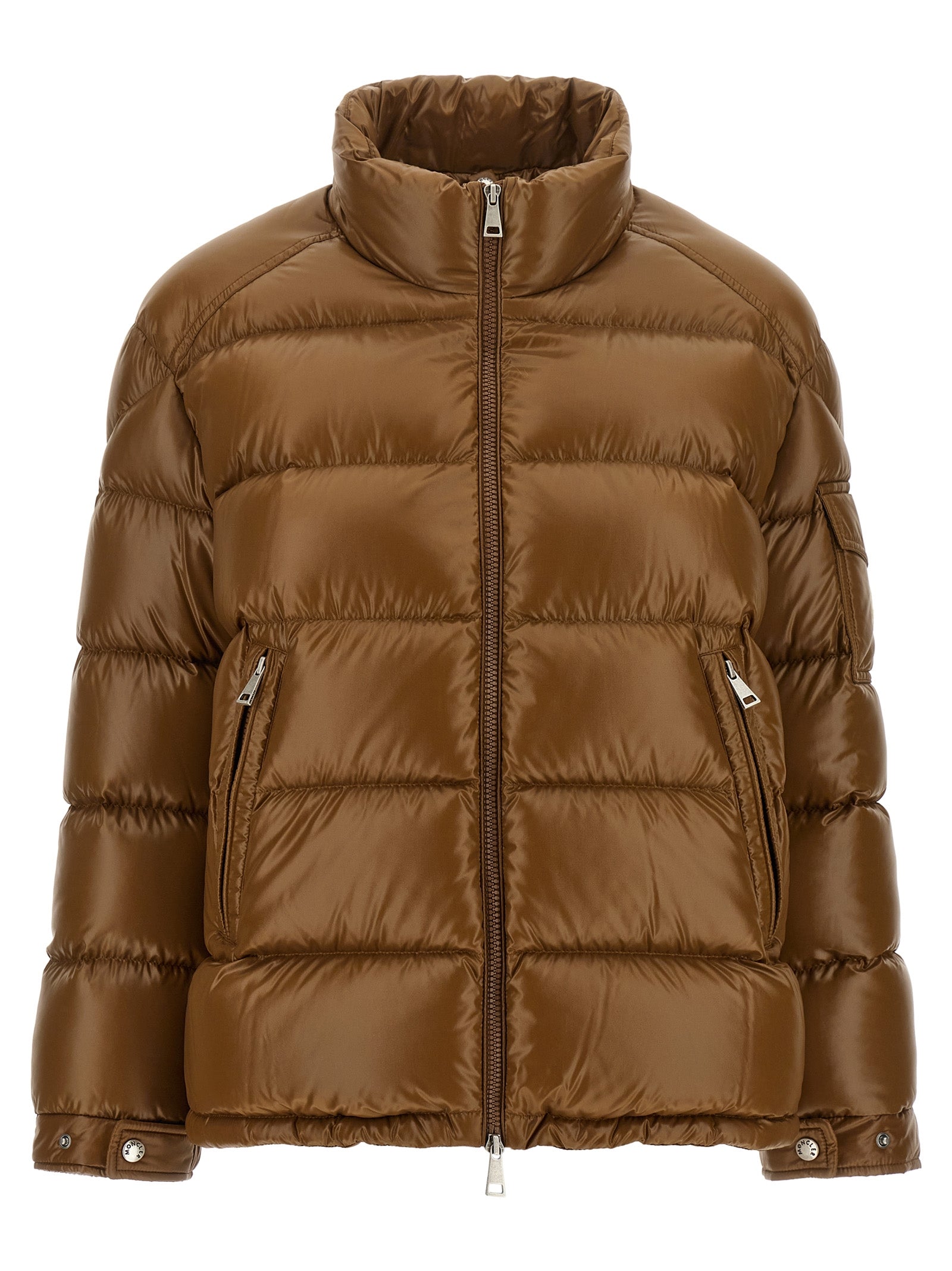 Moncler Brown Polyamide Full-Length Jacket