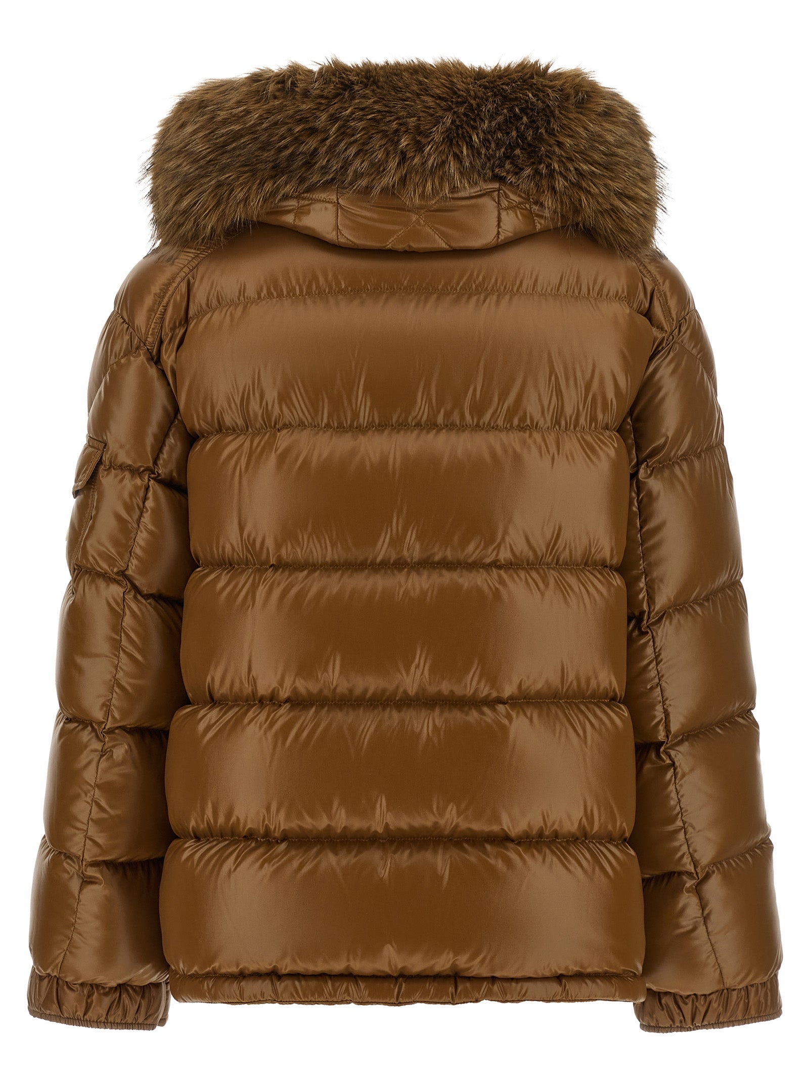 Moncler Brown Polyamide Full-Length Jacket