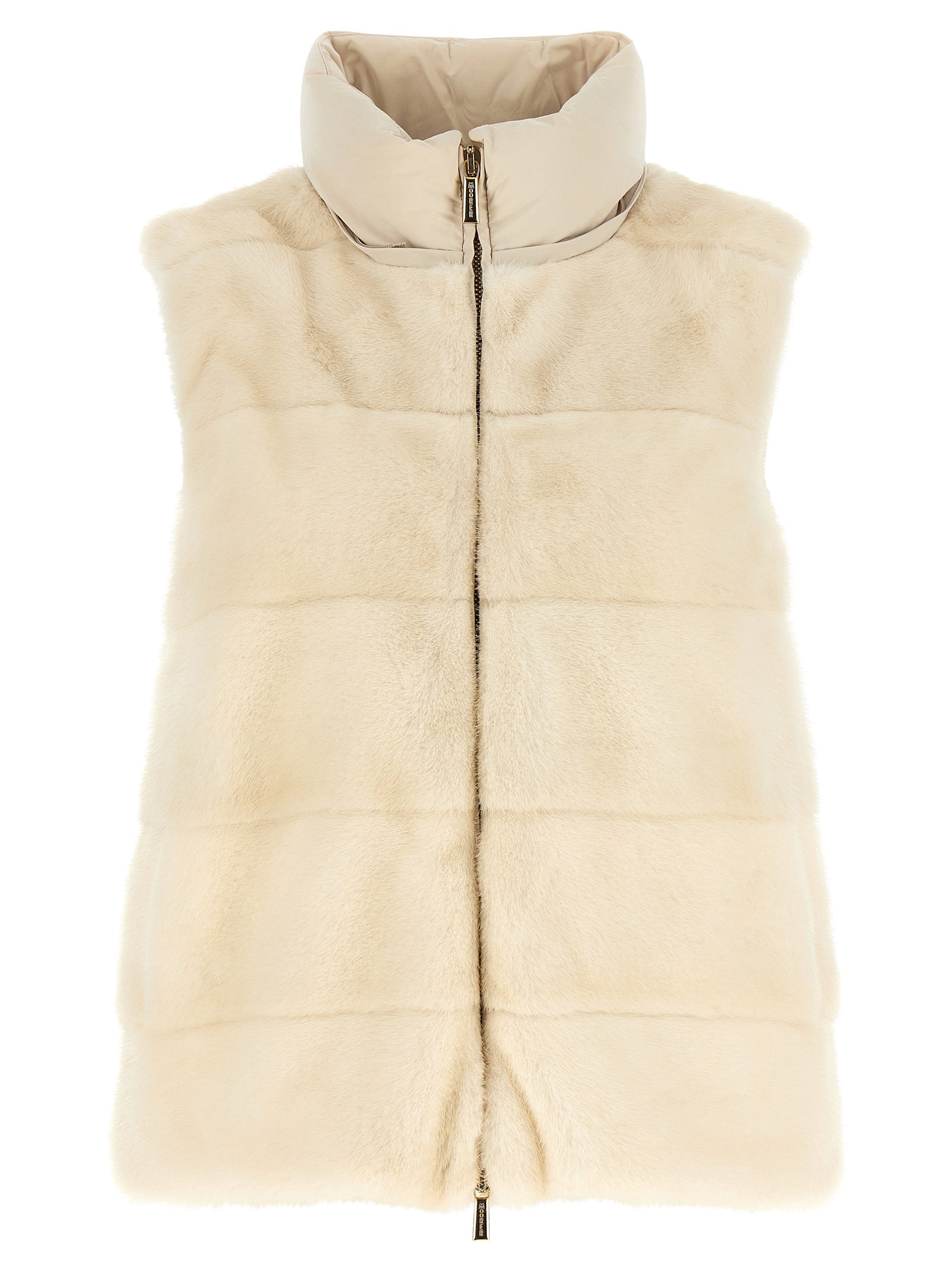MooRER White Wool Shell Jacket