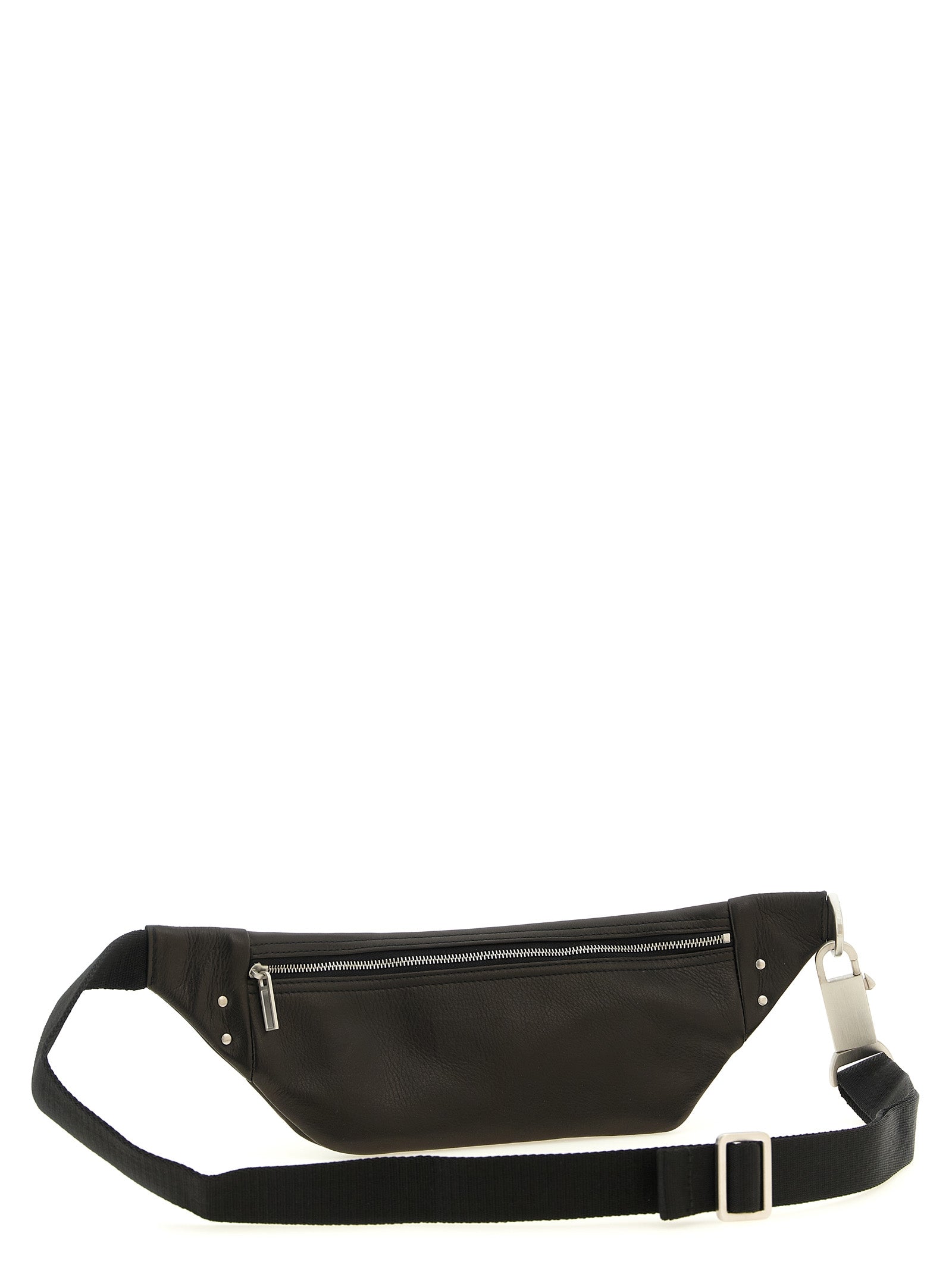 Rick Owens Black Calfskin Crossbody Bag