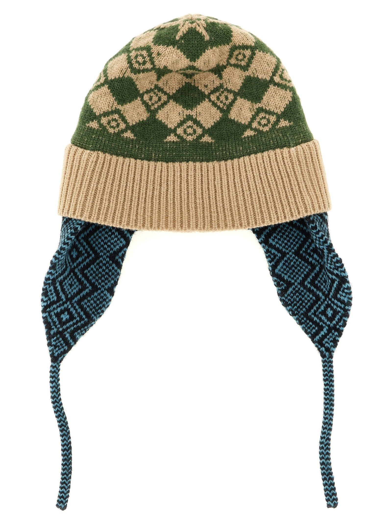 Dries Van Noten Multicolor Wool Ear Muffs