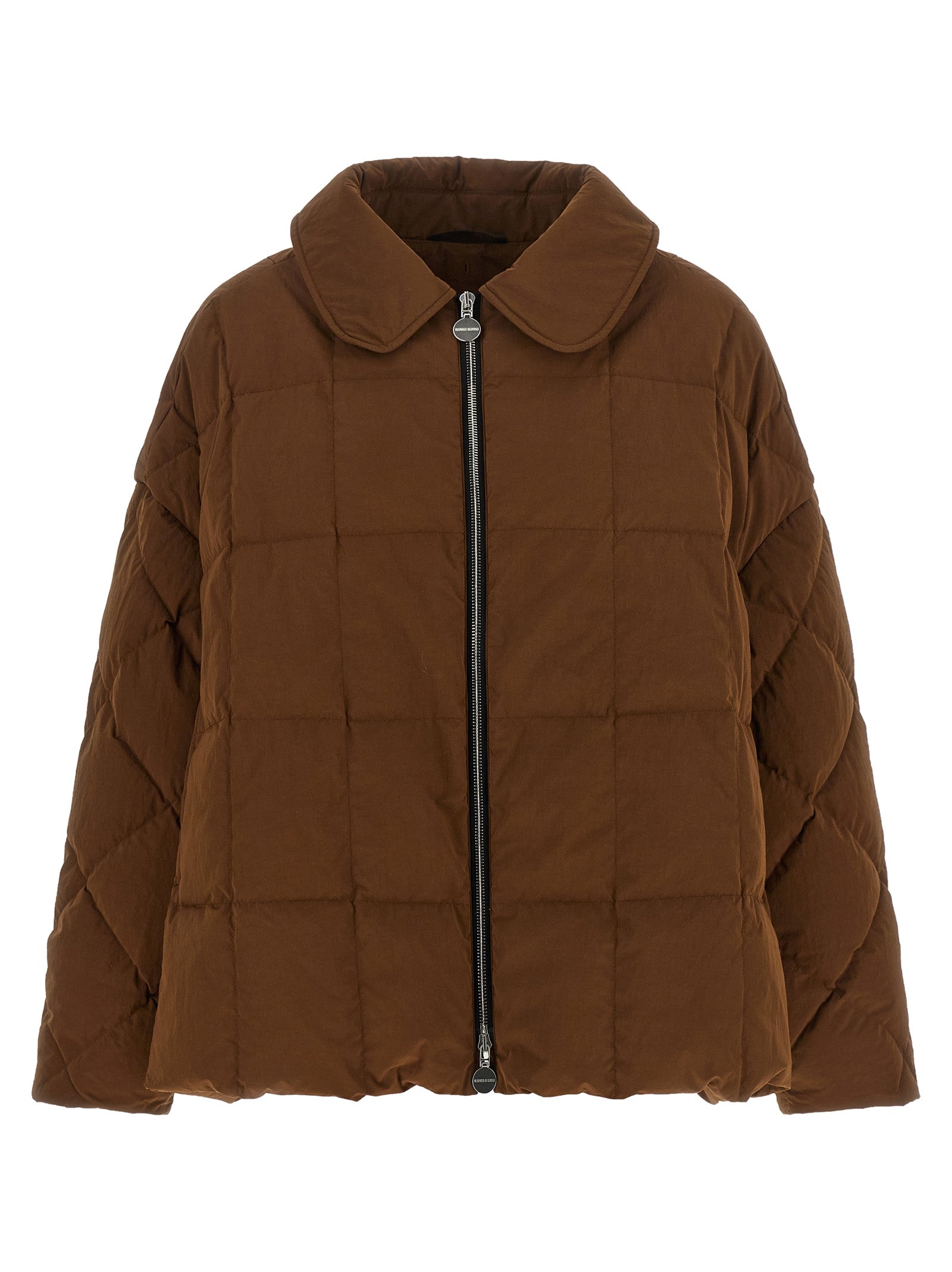 IENKI IENKI Brown Polyester Full-Length Jacket