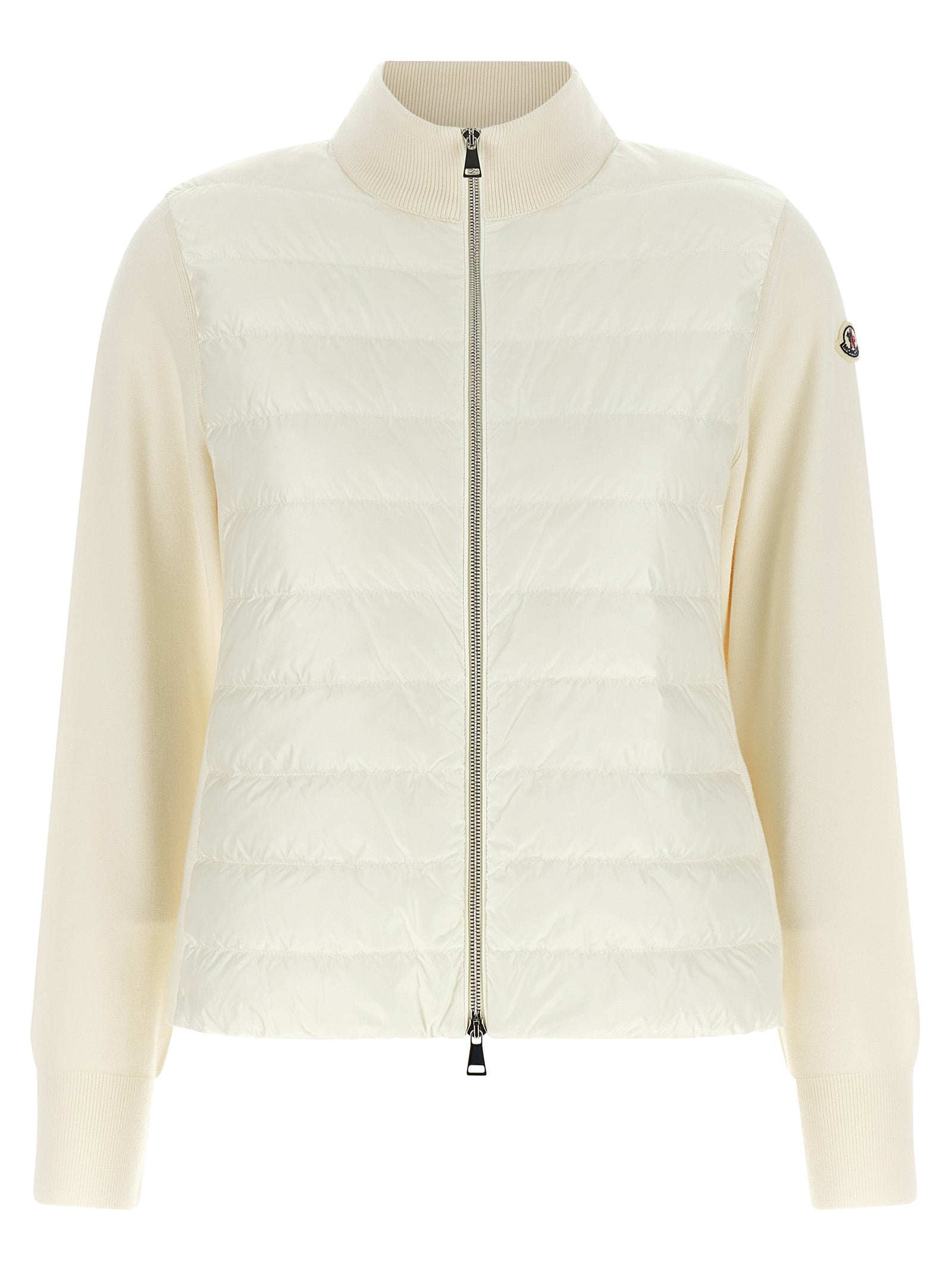 Moncler White Polyamide Cardigan