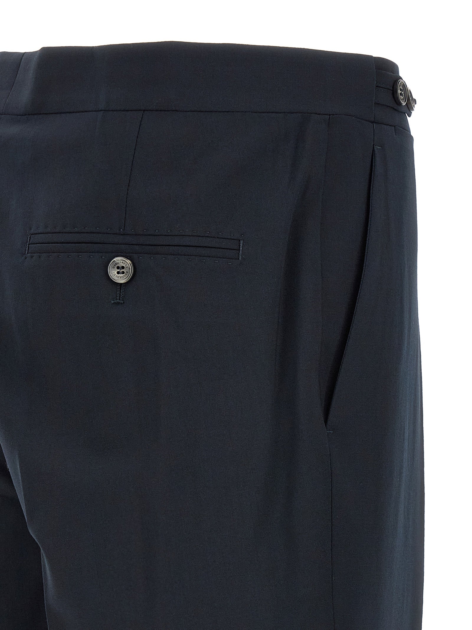 Dsquared² Blue Wool Suit