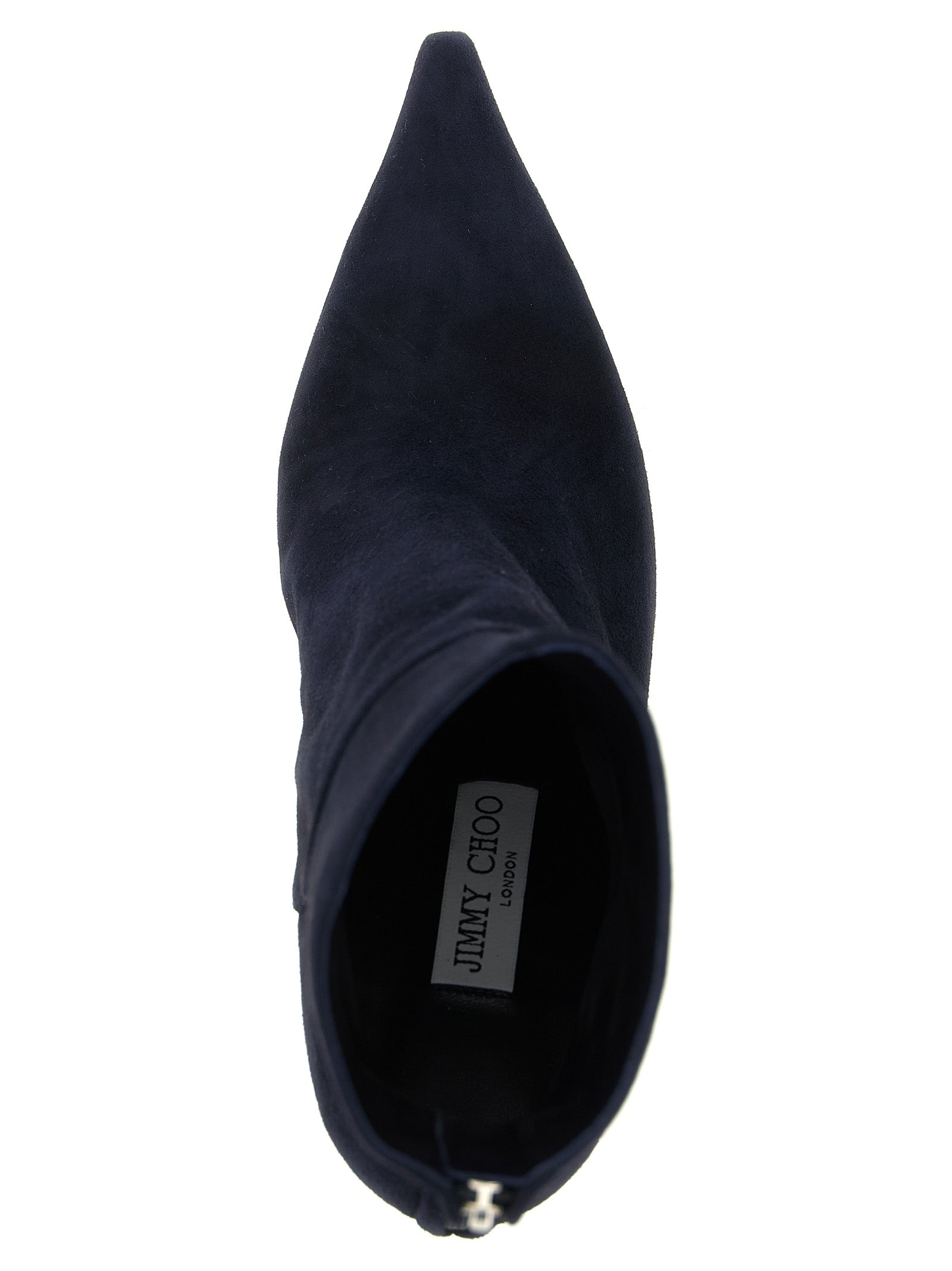 Jimmy Choo Blue Leather Ankle Boots
