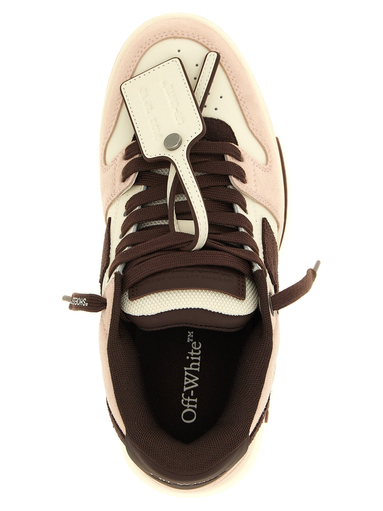 Off-White Multicolor Cowhide Low Top Sneakers