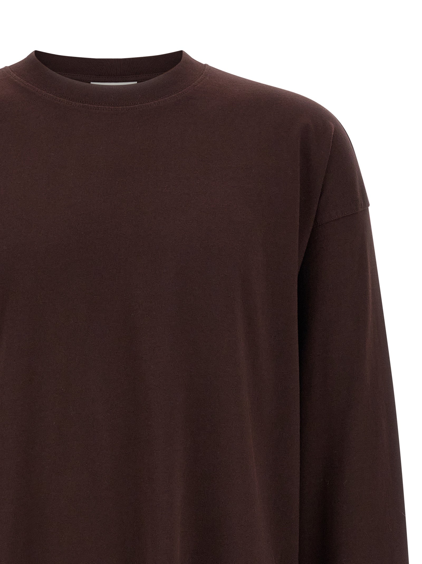 Dries Van Noten Bordeaux Cotton T-Shirt
