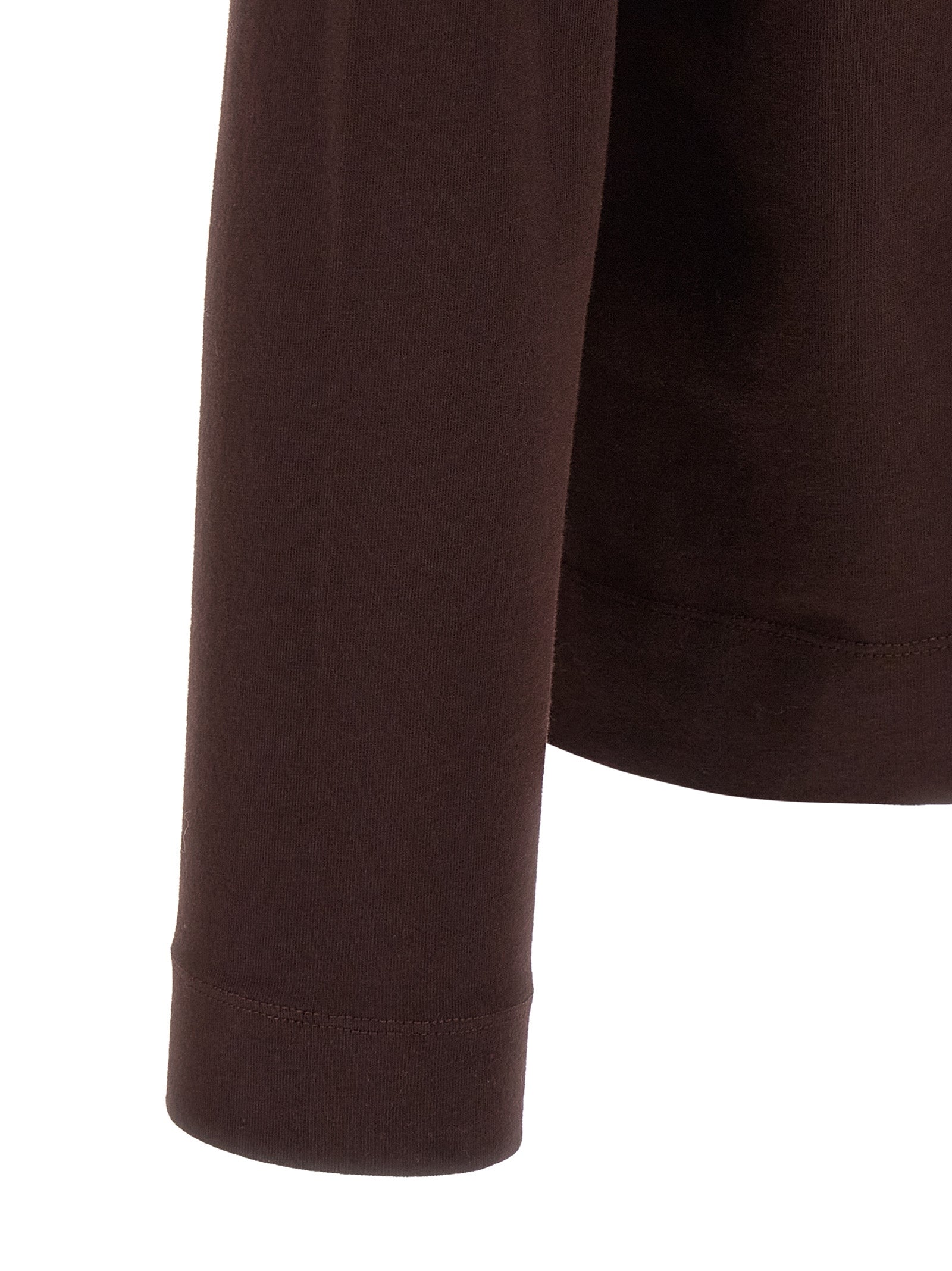 Dries Van Noten Bordeaux Cotton T-Shirt