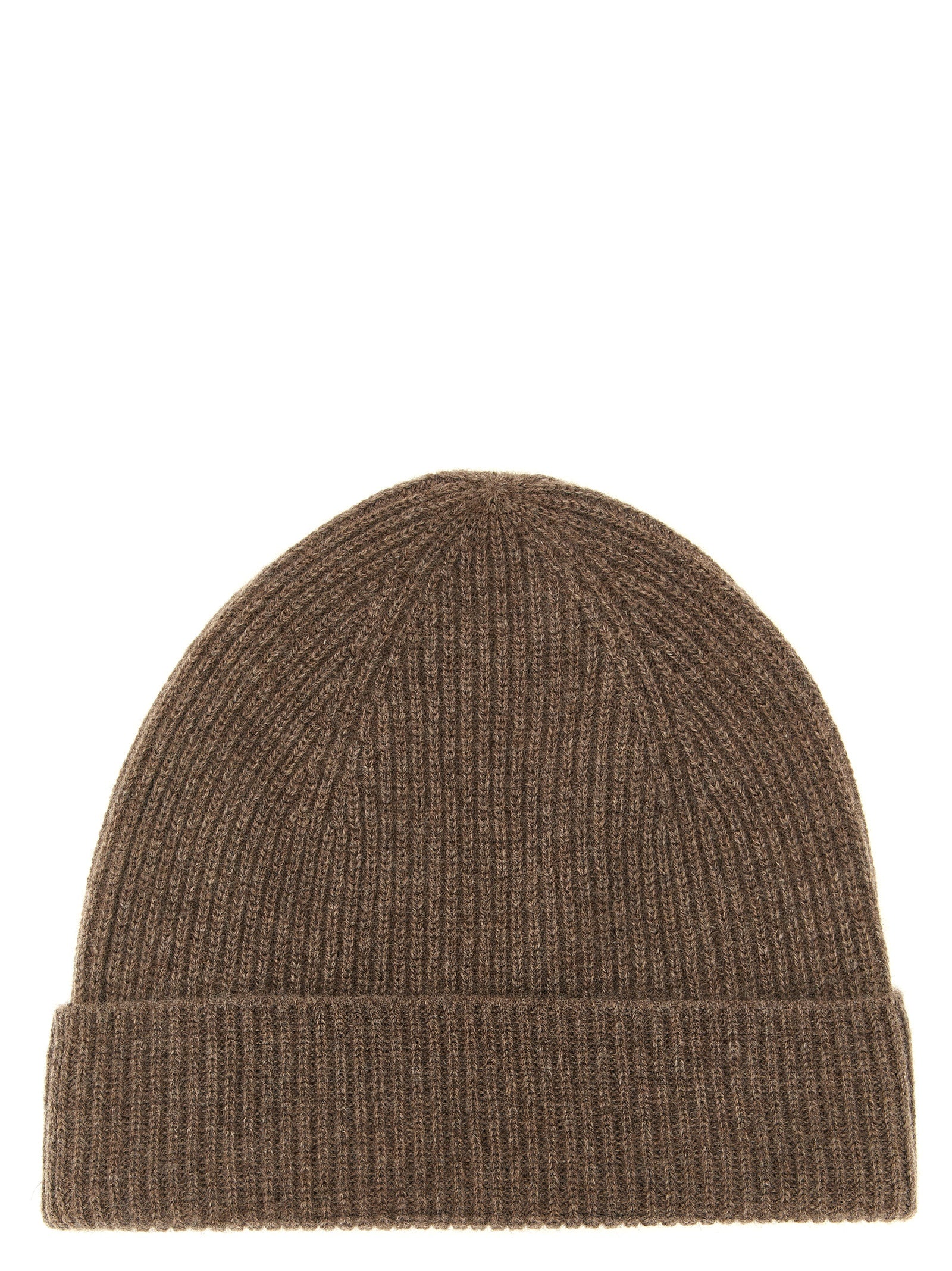 Ballantyne Brown Cashmere Beanie