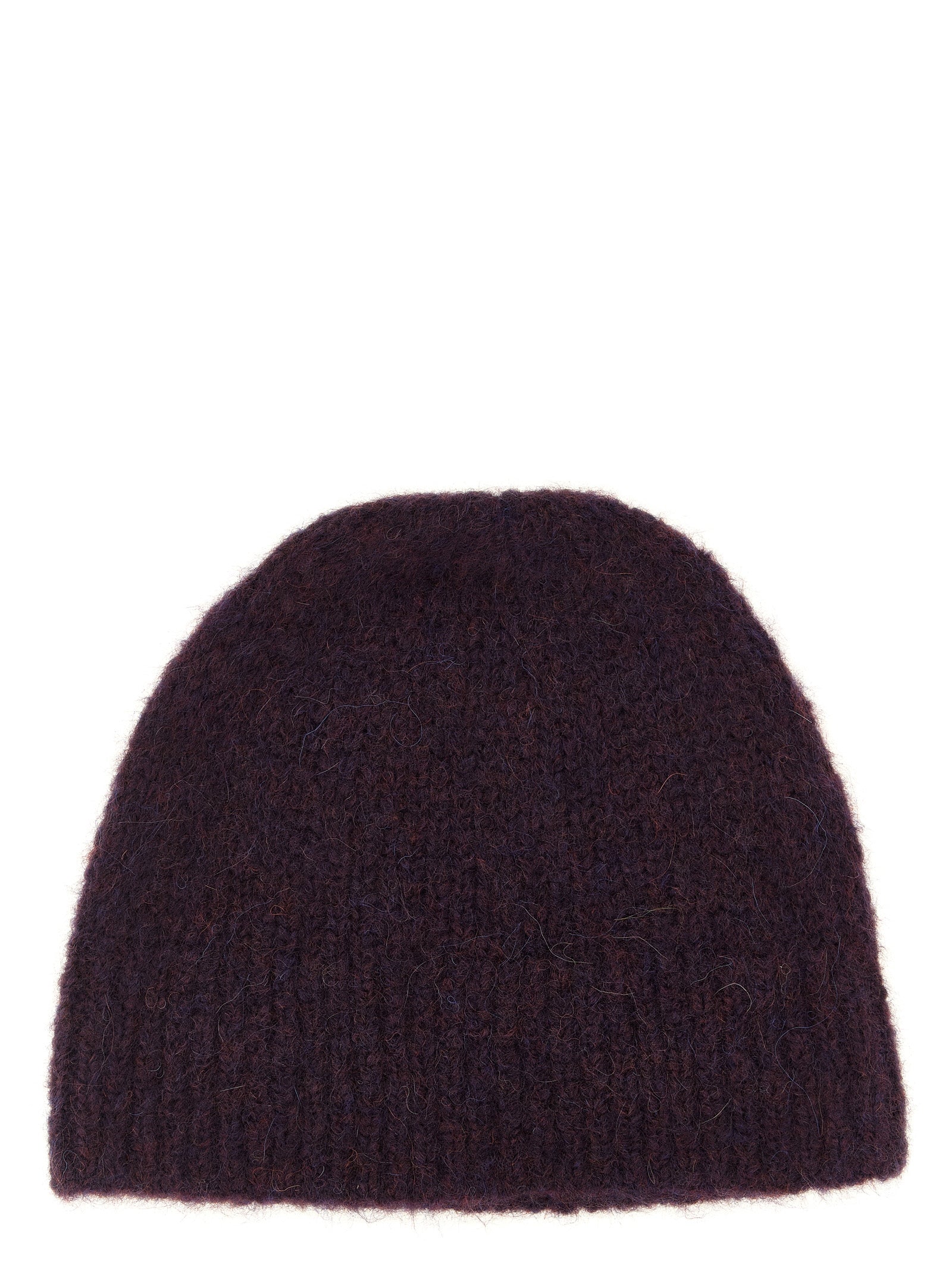 Dries Van Noten Purple Wool Beanie